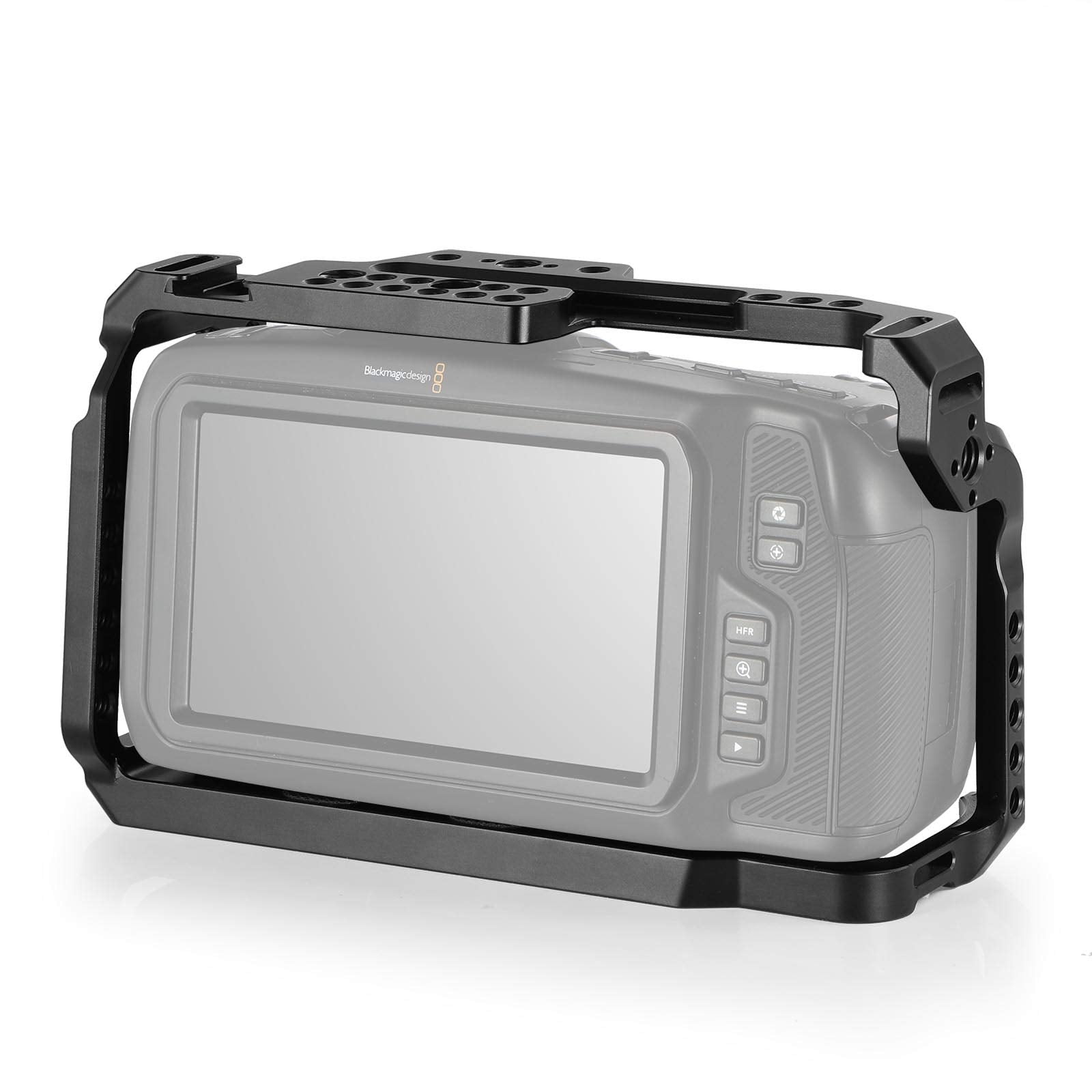 Smallrig [ Version] Bmpcc 4K & 6K Cage For Blackmagic Design Pocket Cinema Camera 4K & 6K W/Cold Shoe, Nato Rail – 2203