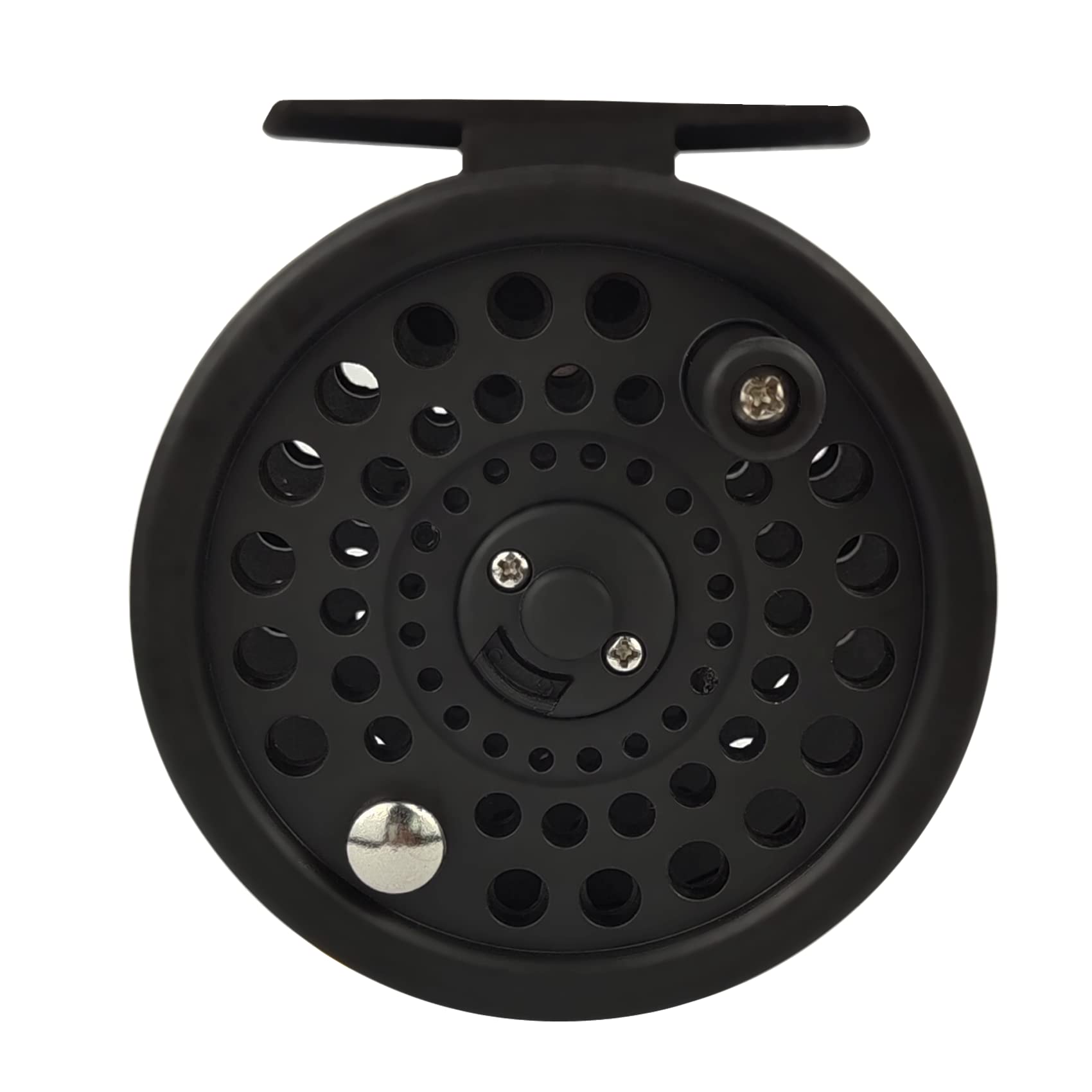 Aventik Cm Graphite Fly Reel Click Drag System Classic Iv Graphite Large Arbor Sizes 3/5, 5/7 Fly Fishing Reels