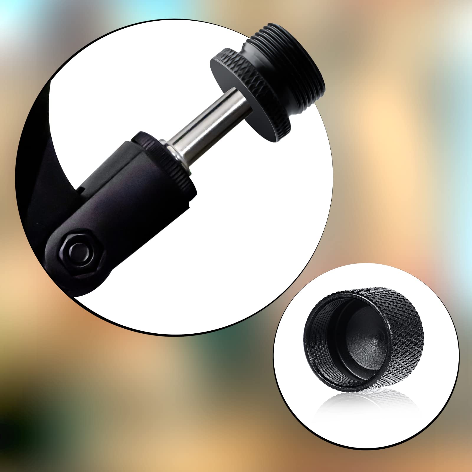 Savita 4Pcs Mic Stand Adapter, Mic Thread Adapter Kit 5/8 Female To 3/8 Male And 3/8 Female To 5/8 Male 5/8 Female To 1/4 Male And 1/4 Female To 5/8 Male Mic Stand Adapter For Camera Tripod Adapter