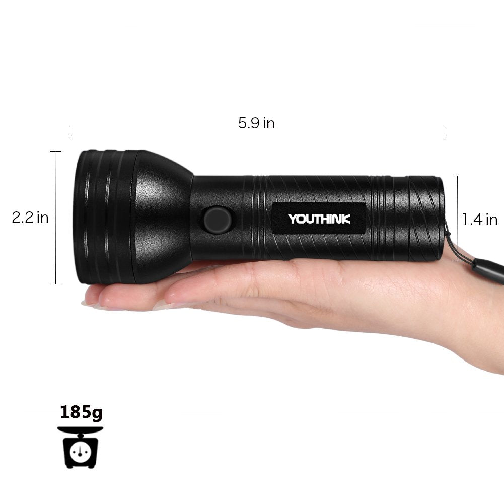 Headerbs Flashlights, 51 Led Torch Scorpion Detector Hunter Ultra Violet Blacklight Flashlight