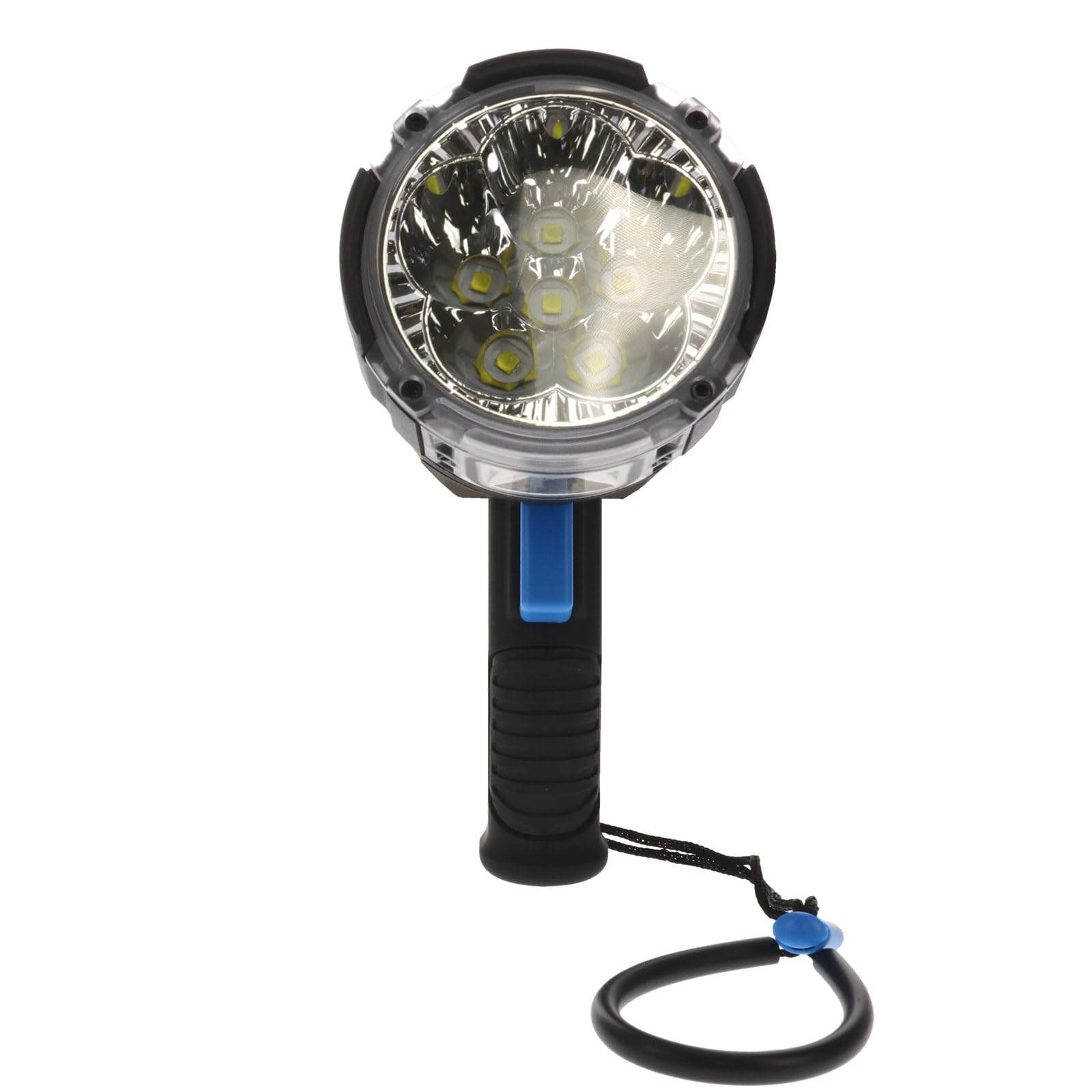 Cyclops Cymax 10000 Lumens Ipx67 Waterproof 4 Lighting Modes Rechargeable Led Handheld Spotlight  Charger & Detachable Red Lens Included