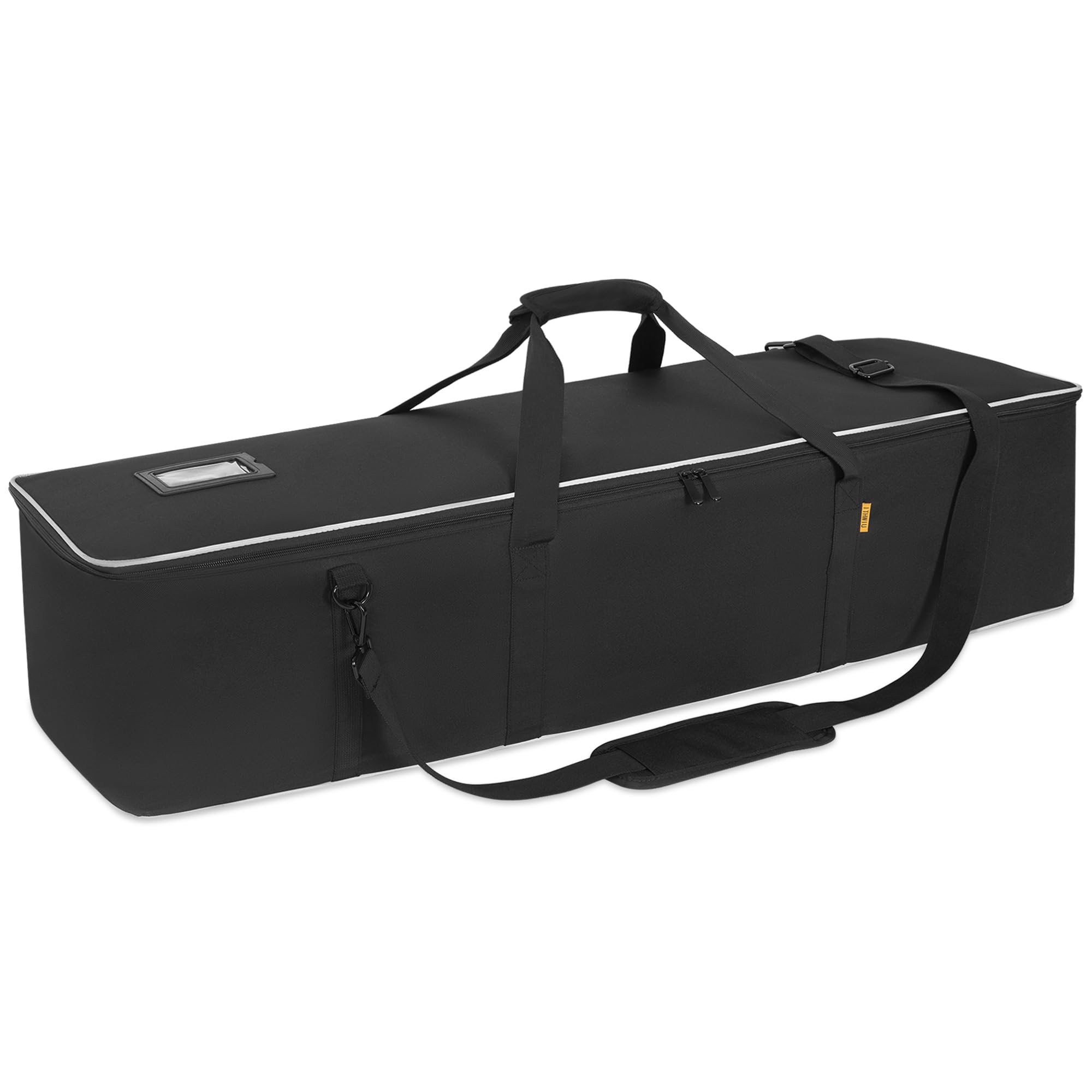 Ithwiu Multifunctional Tripod Bag 40 X 9.5 X 9.5 Inches / 101.5 X 24 X 24 Cm Heavy Duty Tripod Carrying Case With Handle For Microphone Stands, Lights, Speakers, Cameras, Booms, Black