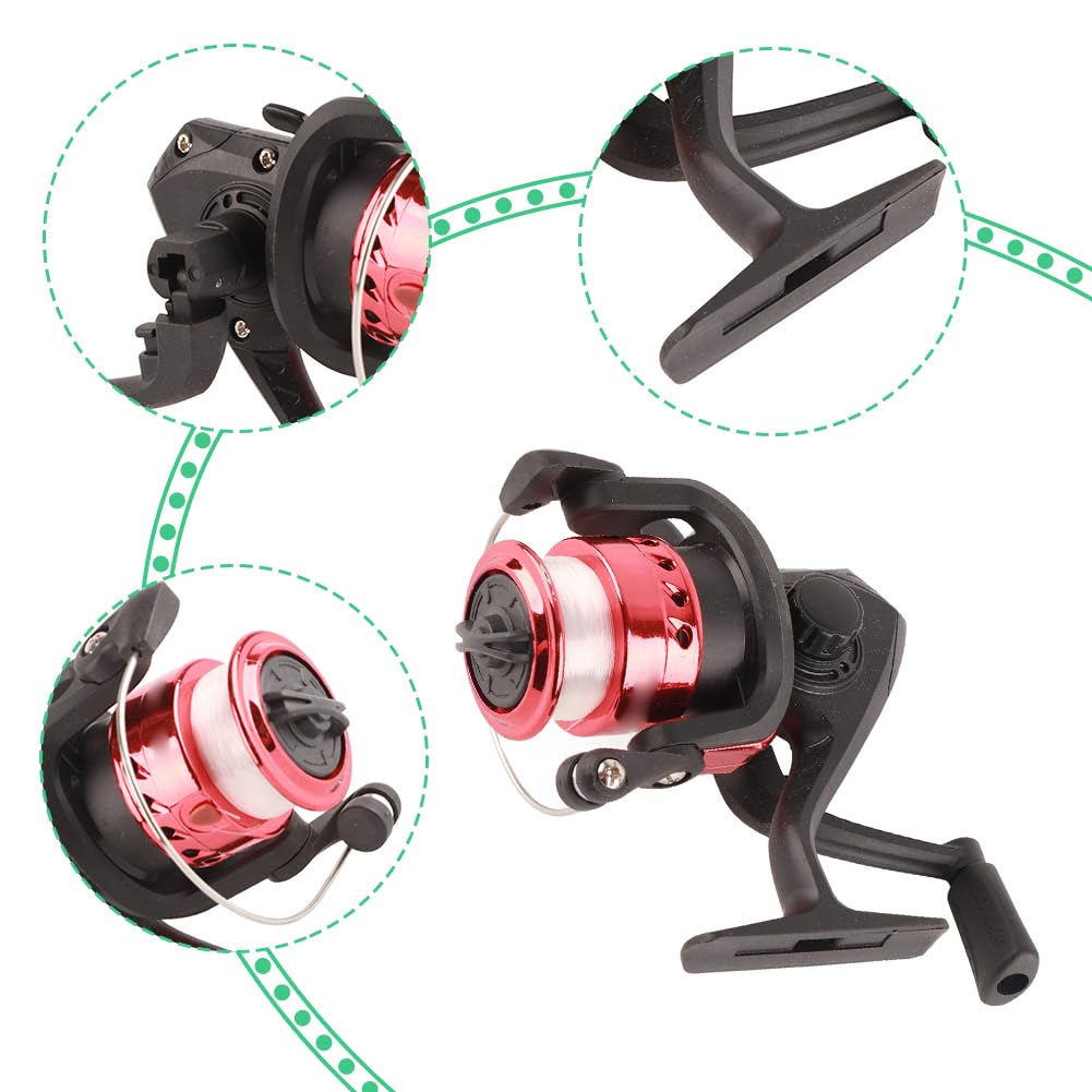 Joyzan Fishing Reel, Spinning Baitcaster Reels Line 3 Bearings Smooth Wire Powerful Cold Water Trolling Baitcasting Gear Freshwater Saltwater Ice Summer Boat Rock Inshore Surf Raft Short Sea Rods