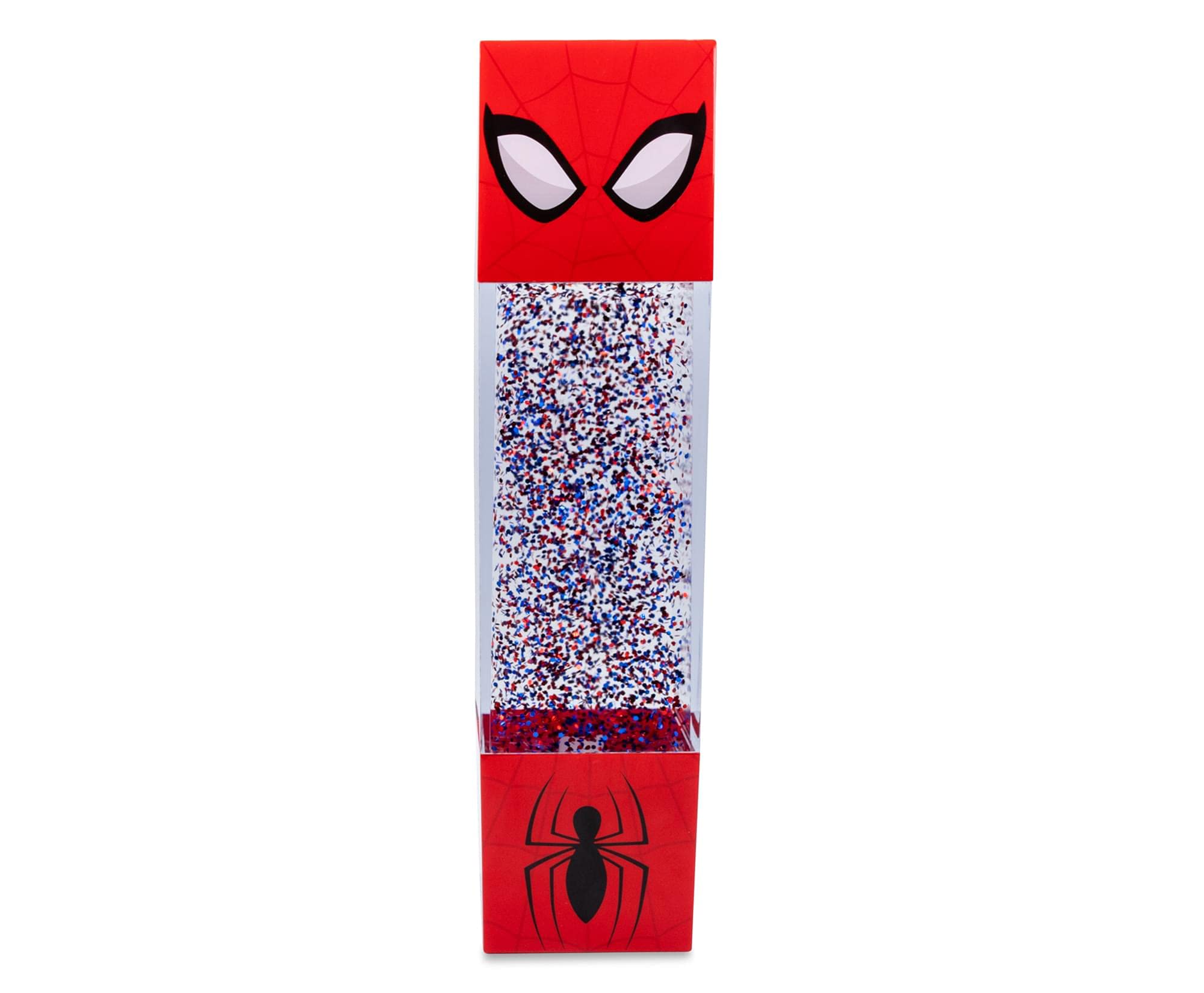 Ukonic Marvel Spider-Man Usb Powered Glitter Motion Lamp Led Light | Nightstand Table Lamp For Bedroom, Desk, Living Room | Home Decor Room Essentials | Comic Book Toys, And Collectibles | 12 Inches