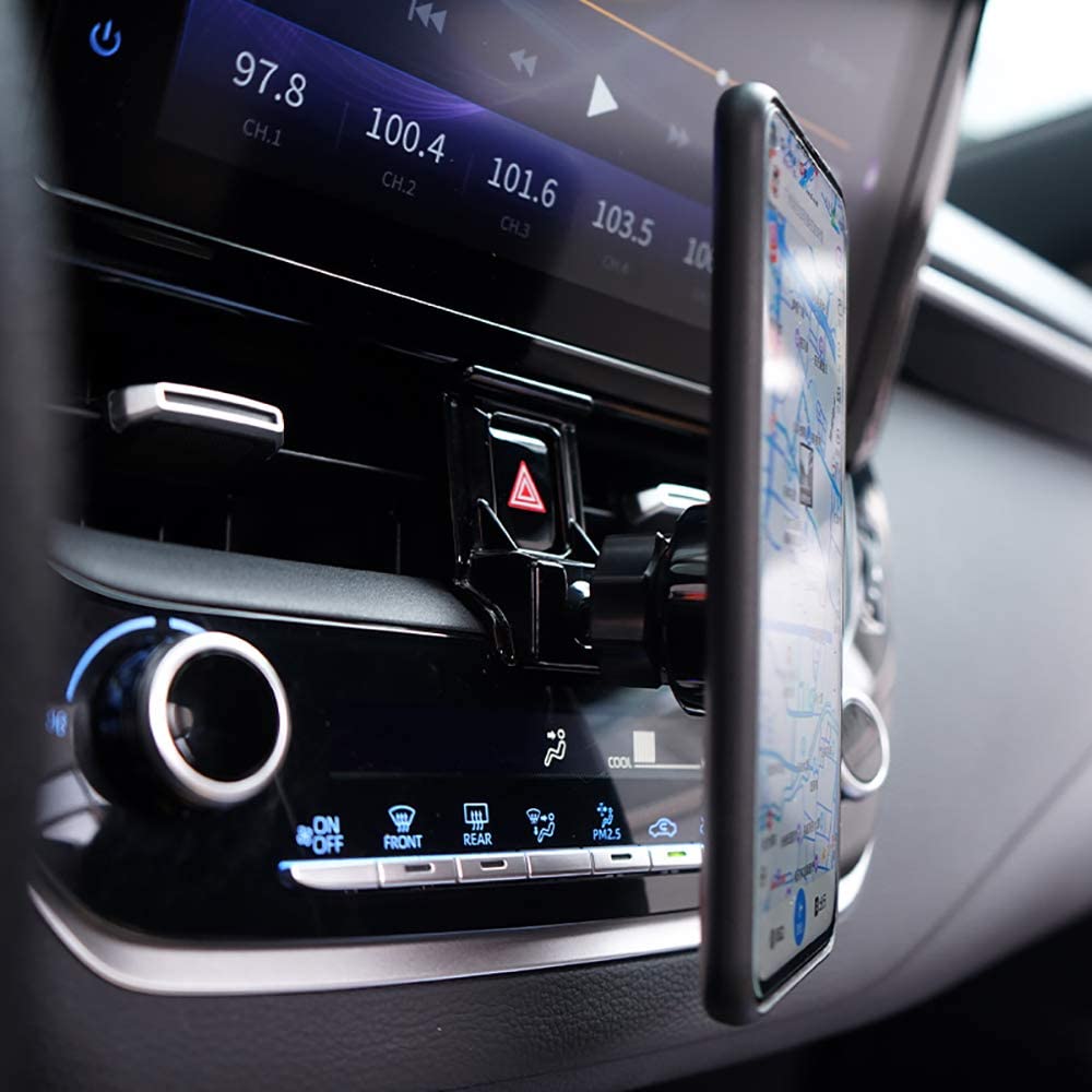 Bwen Beerte Car Phone Holder Fit For Toyota Corolla 2020-,Corolla Cross -,Strong Magnetic Auto Dashboard Cell Phone Mount Rotatable Adjustable Car Navigation Cell Phone Automobile Cradles
