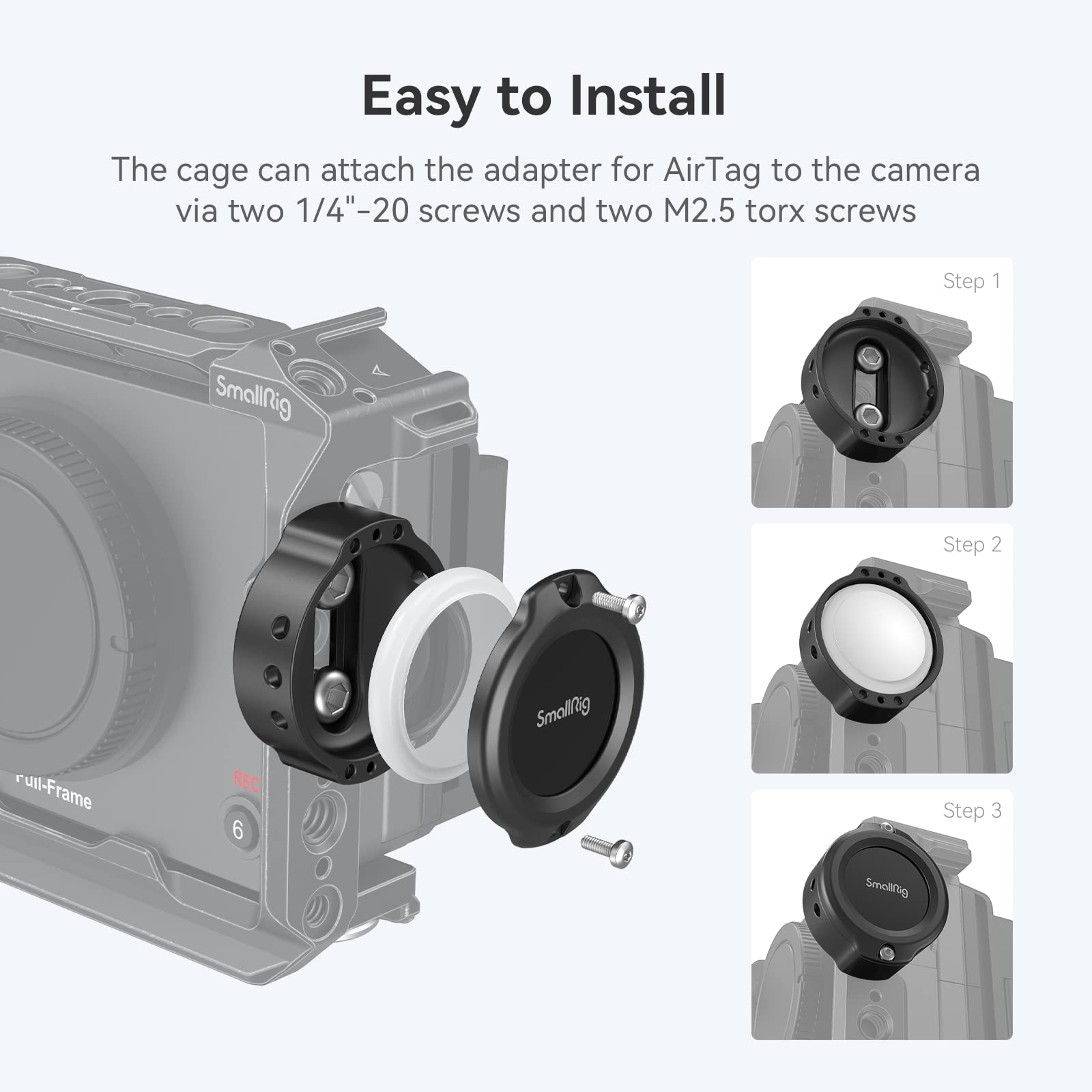 Smallrig M50 /M50 Ii /M5 Cage And Cage For Airtag