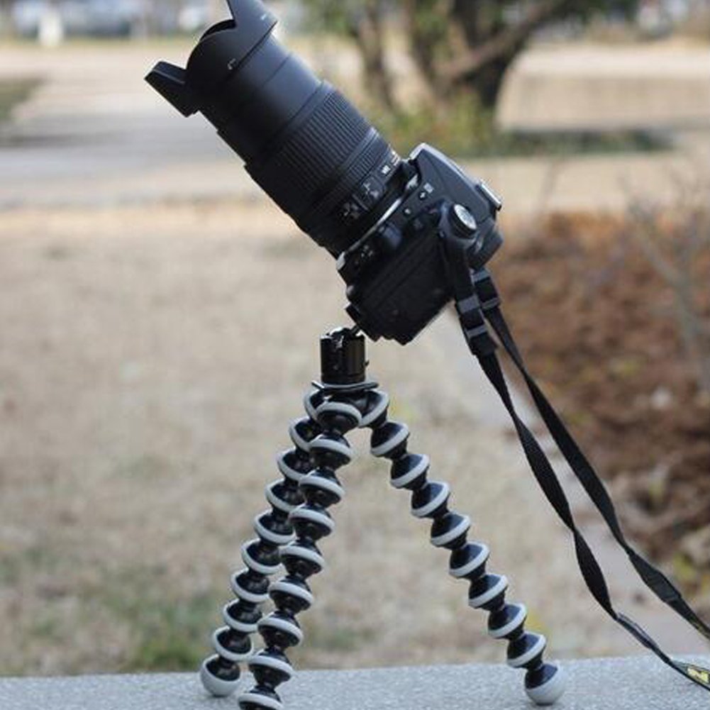 Gucabe Octopus Camera Tripod, Walway Flexible Cell Phone Holder Stand Selfie Stick With Quick-Release Plate For Smartphone/Camera/Gopro/Action Camera/Dslr
