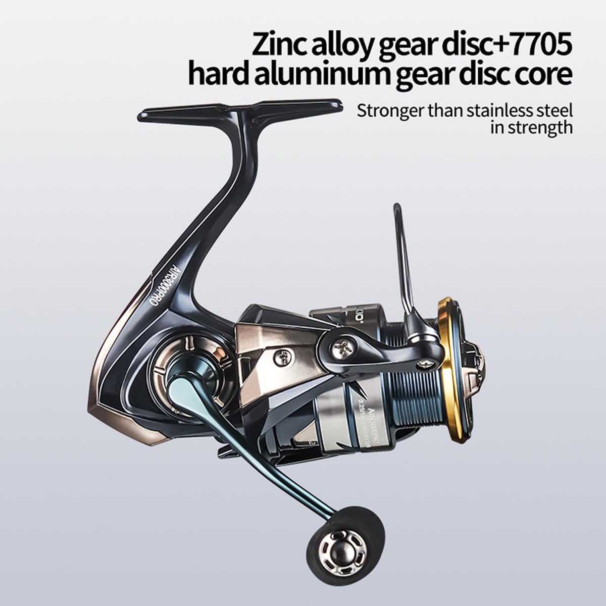 Foumesu Lightweight Saltwater Spinning Reel For Multi-Water Lure Fishing, Carbon Fiber Body, 7075 Aluminum Gear, Waterproof Seals, Anti-Tangle Tech, Smooth Casting, Left-Right Interchangeable Handle, 8Kg Drag