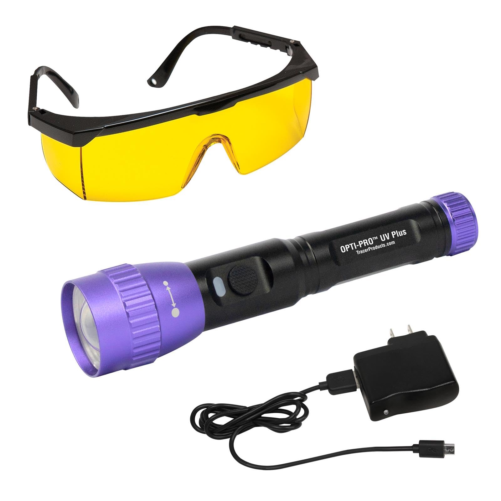Tracer Products Tpopuvp Opti-Pro Uv Plus Cordless, Violet Led Flashlight
