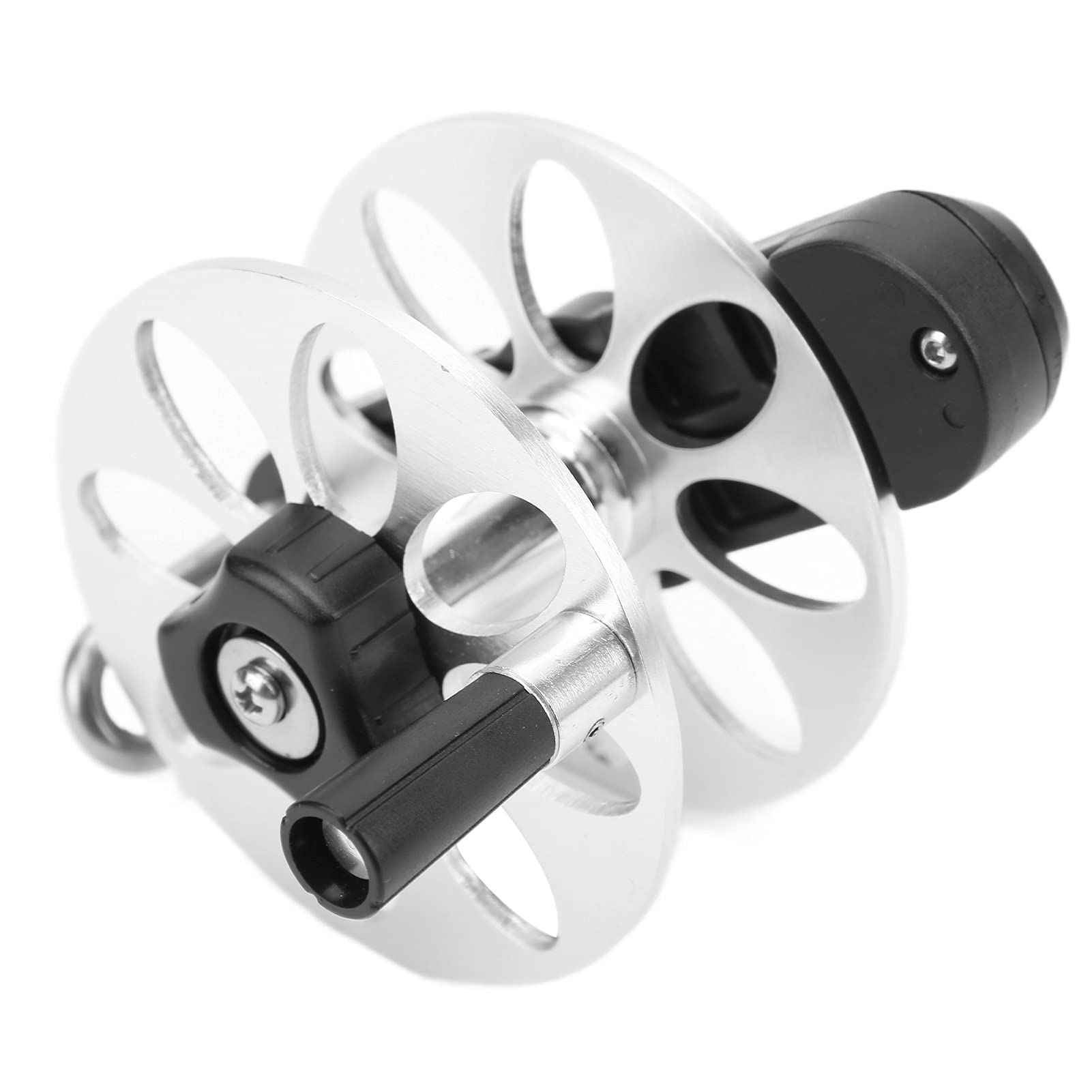 Broleo SpearReel, Tightening Knob Fishing Reel Foldable Handle Easy To Store Sturdy For Fishing