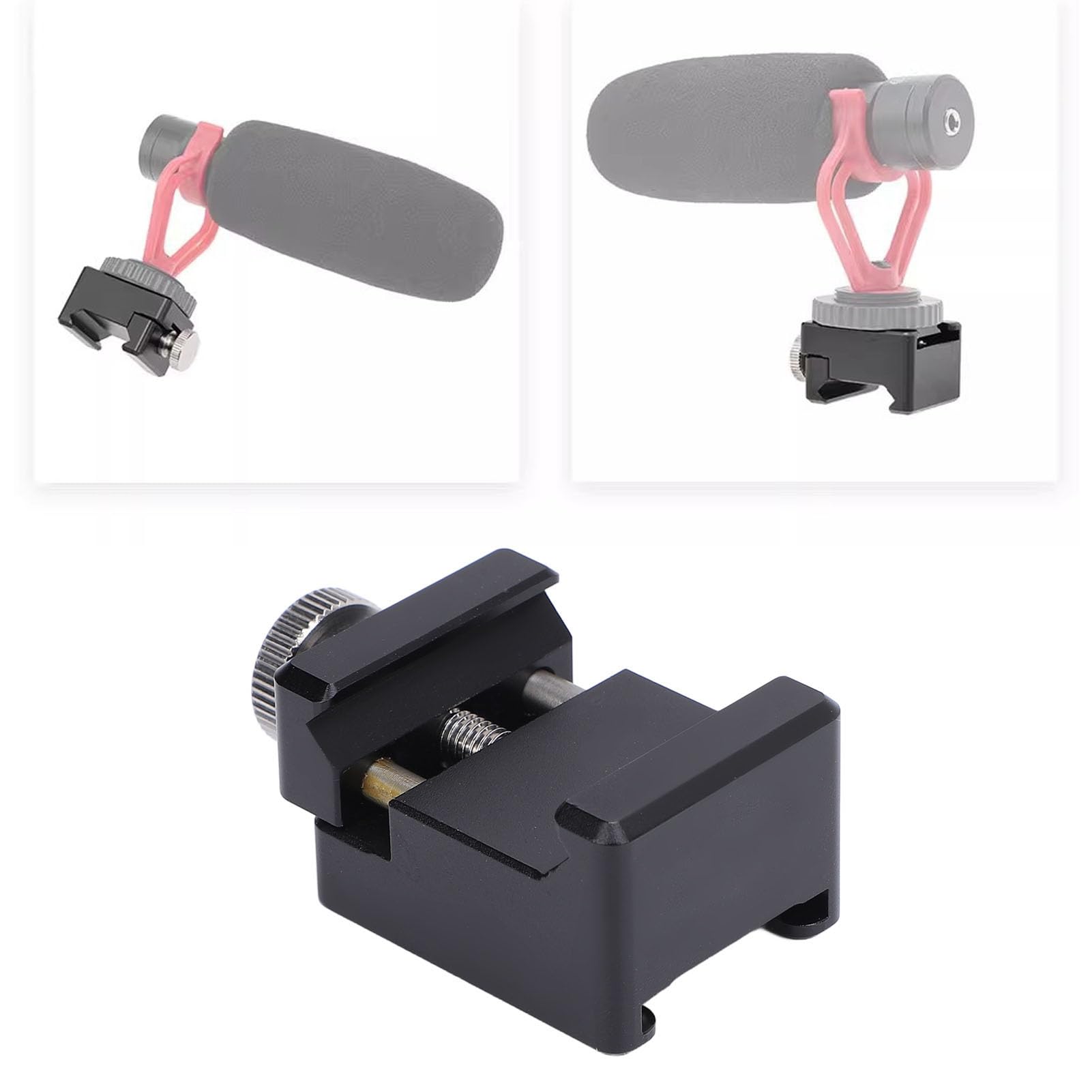 Sanpyl Adjustable Rail Clamp Cold Shoe Mount Aluminum Alloy Quick Release Clamp For Ronin Rsc 2 Rs 3 Stabilizer, With Rail, For Seamless Installation On Rigs