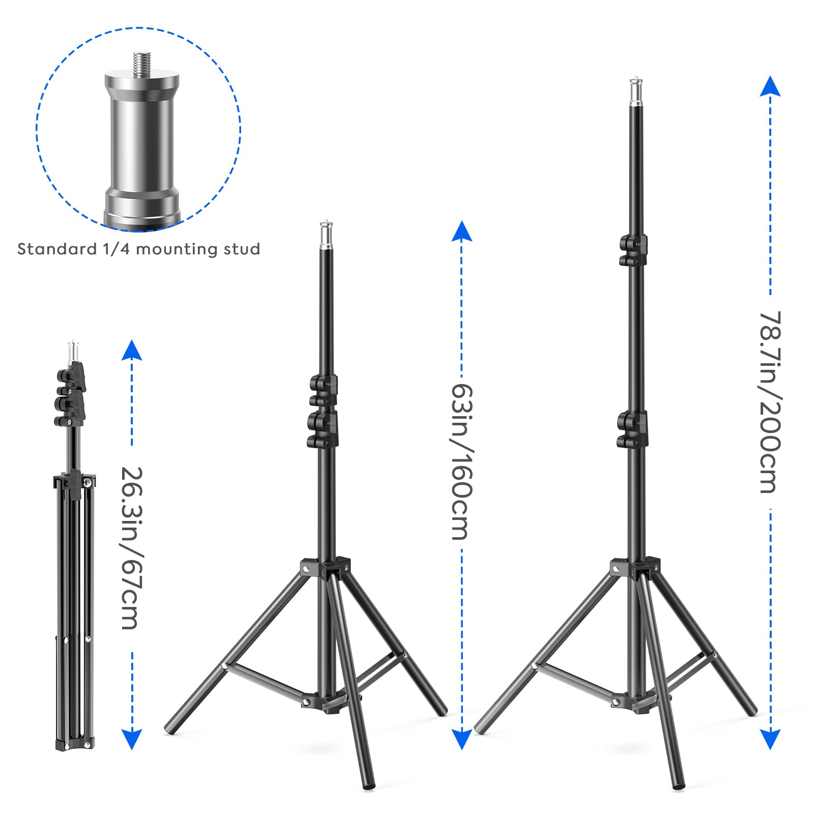 Sedgewin Led Video Light Battery Powered Photography Light Portable Handheld Wand,Dimmable 3000-6000K Photo Studio Light Kit With 6600Mah Li-Ion Battery And Adjustable Tripod Stand For Live Streaming, Youtube