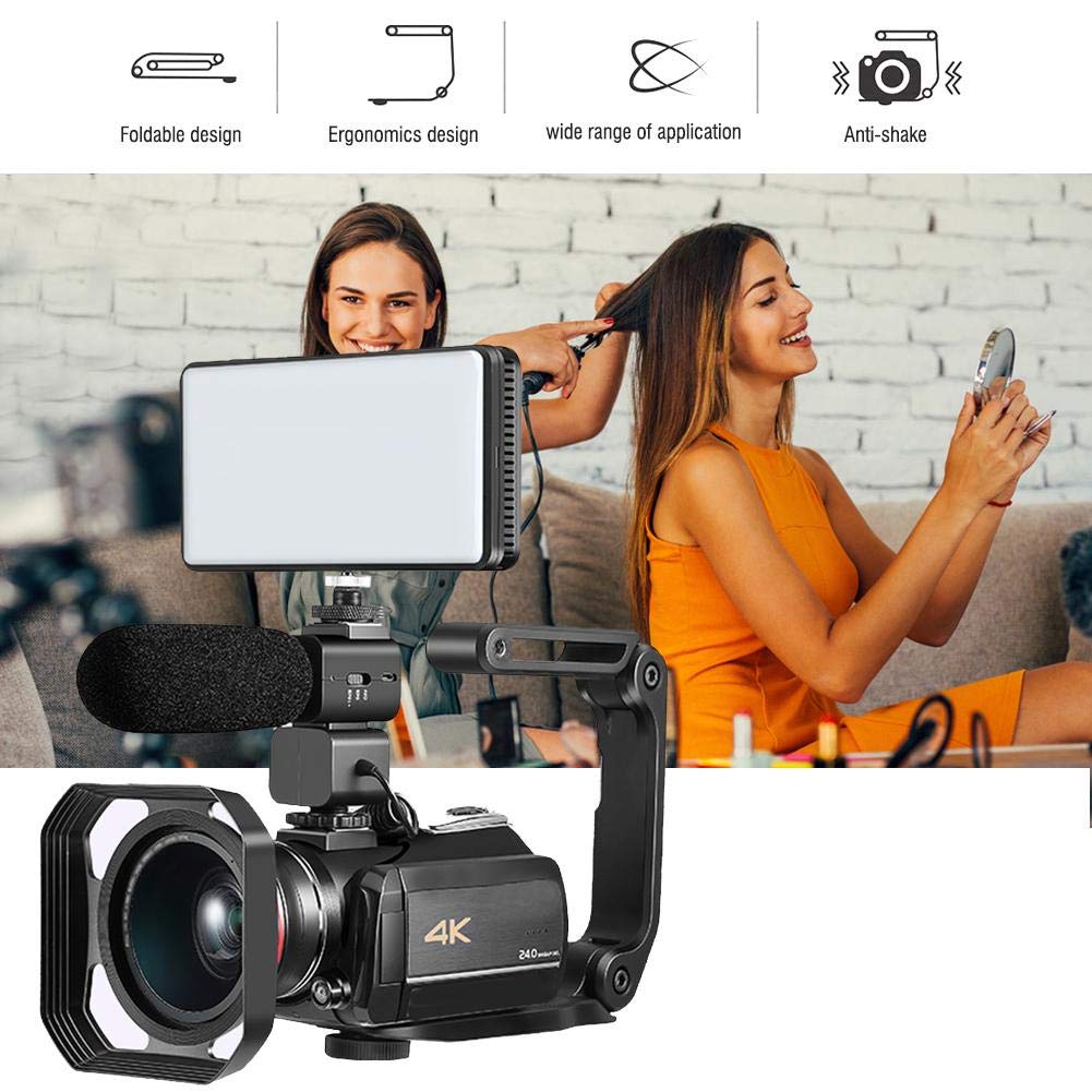 Vbestlife Extension Stabilizer Holder Grip For Dslr Digital Camcorder, Video Filming Camera Protective Handle With Universal Microphone Flash External Screw Hole