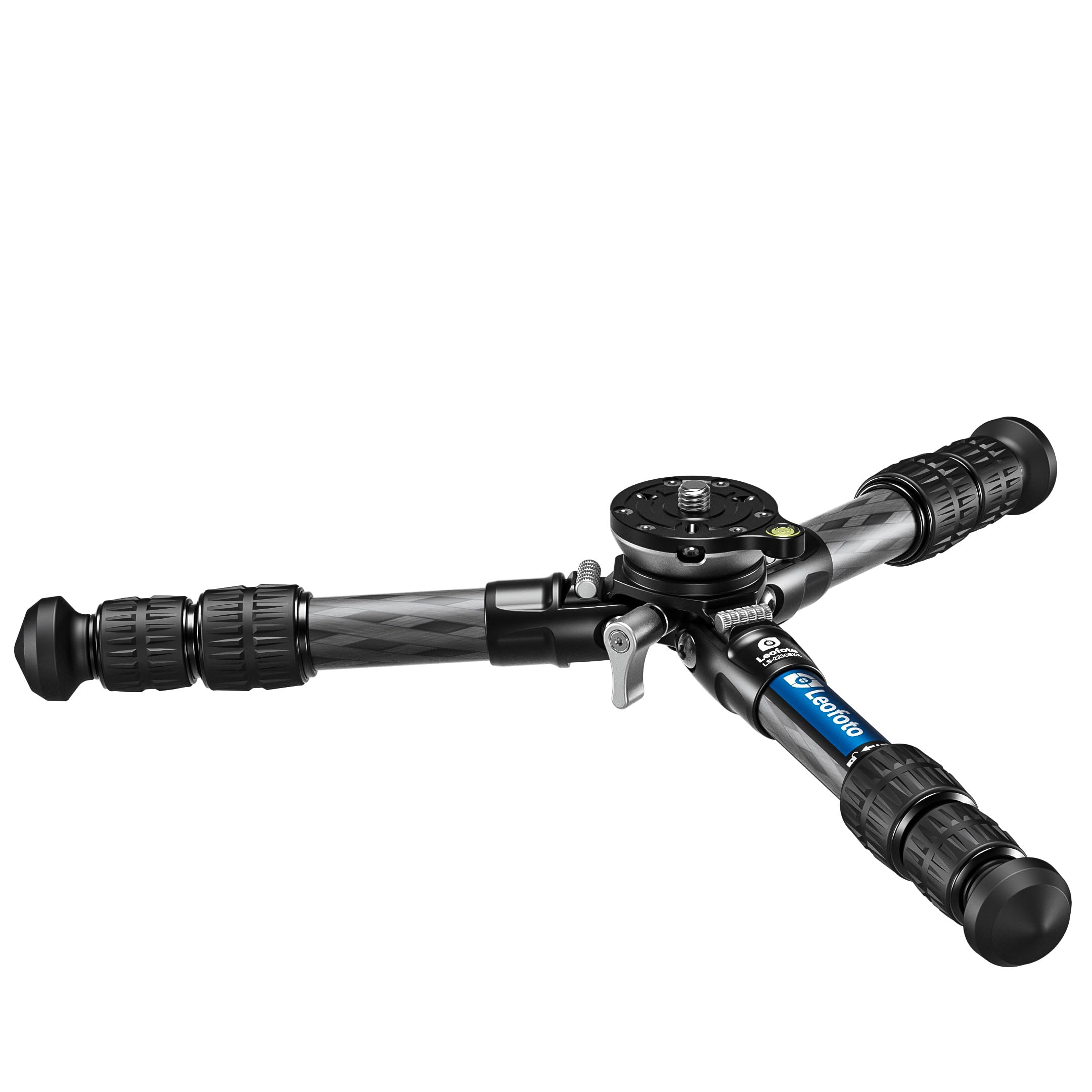 Leofoto Ls-223Cexx Tabletop Tripod W/Built-In Leveling Head, Ranger Series, Carbon Fiber, 3 Leg Sections, Lightweight, Ball Head Optional (Ls-223Cexx)