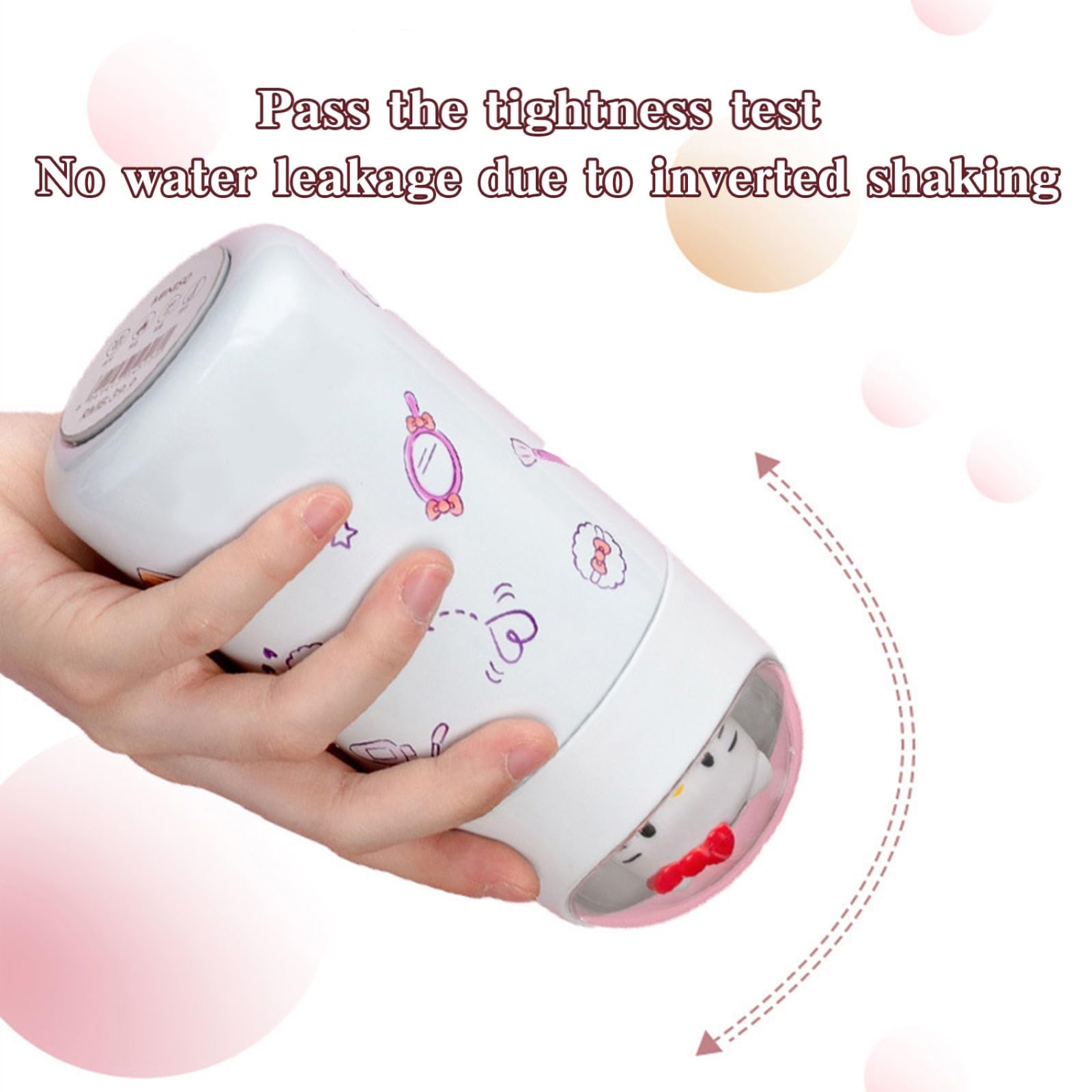 Cartoon Water Bottle Cute Anime Thermos Mug Adorable Insulated Bottle Portable Thermal Travel Mug