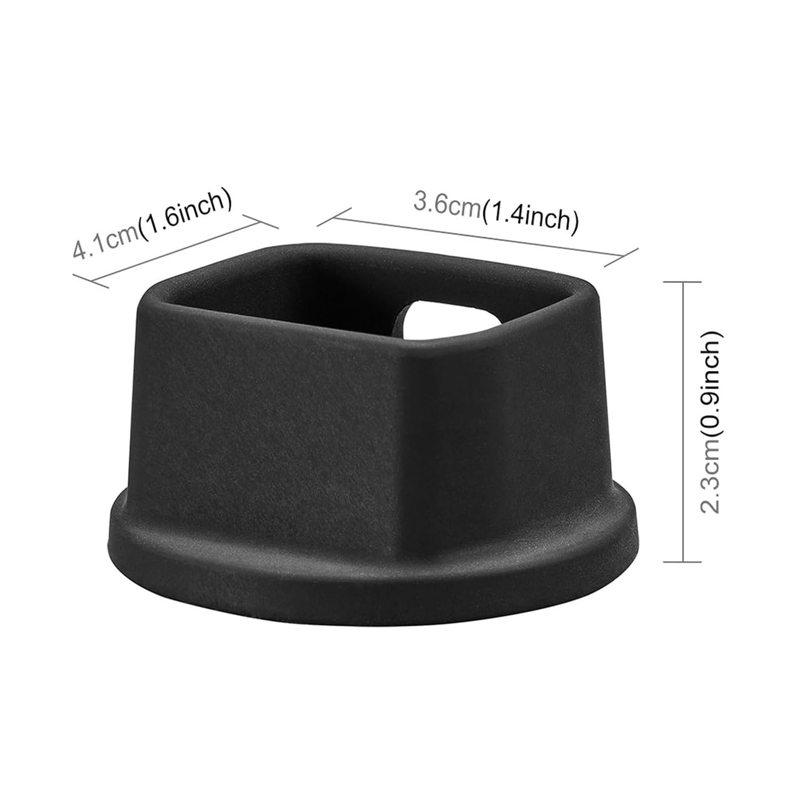 Gowenic Silicone Stabilizer Base For Osmo Pocket 3, Non Slip Desktop Camera Holder With Stable Stand Base, Charging And Video Playback Stand Base, Black