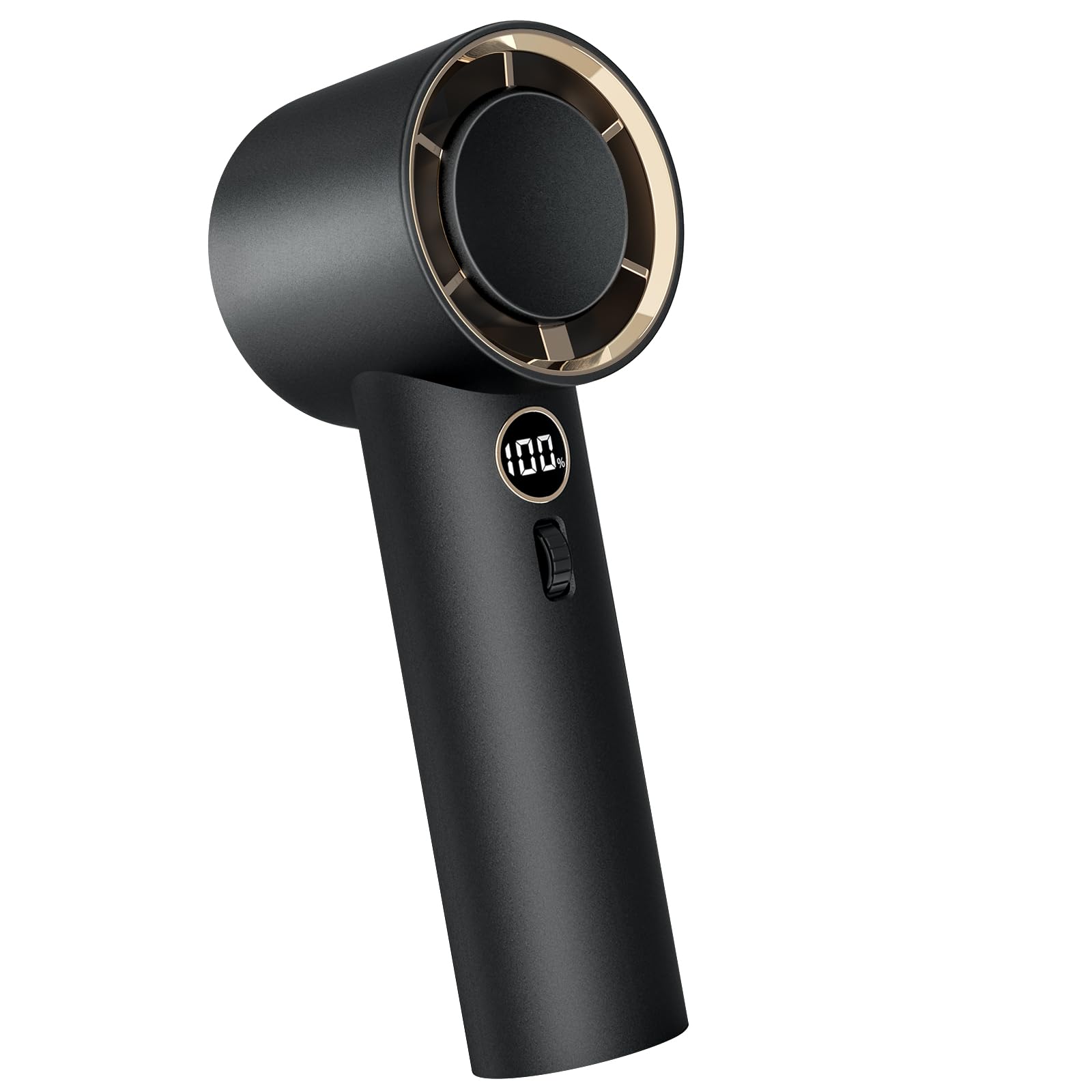 Portable Handheld Fan,High Speed Turbo Personal Fan With 100 Speed Adjustable, 5000Mah Battery - Koospark