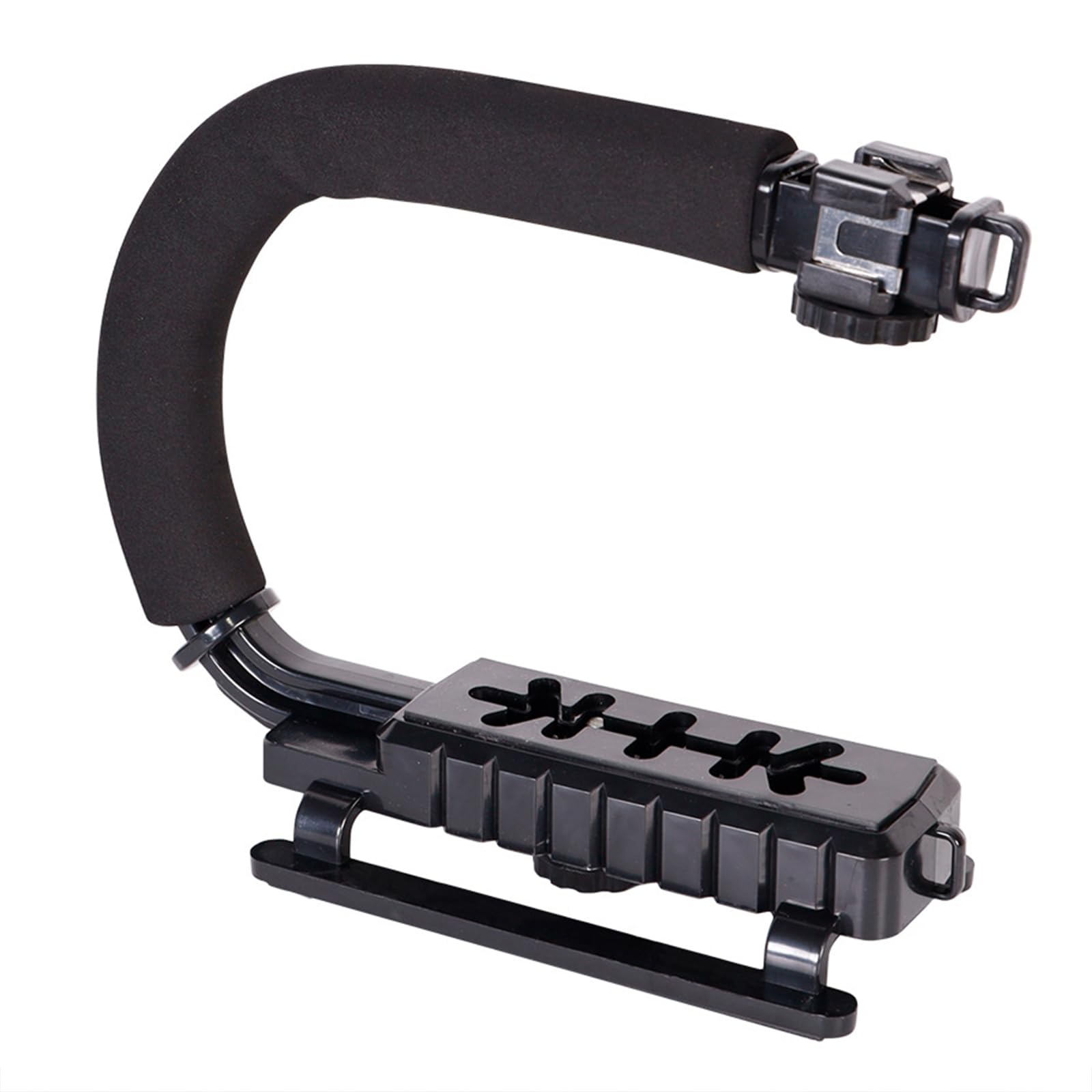 Rumds Camera Stabilizer Handheld U-Grip With Anti-Skid Design And Cold Shoe Mount Lightweight For Stable Video-Photo