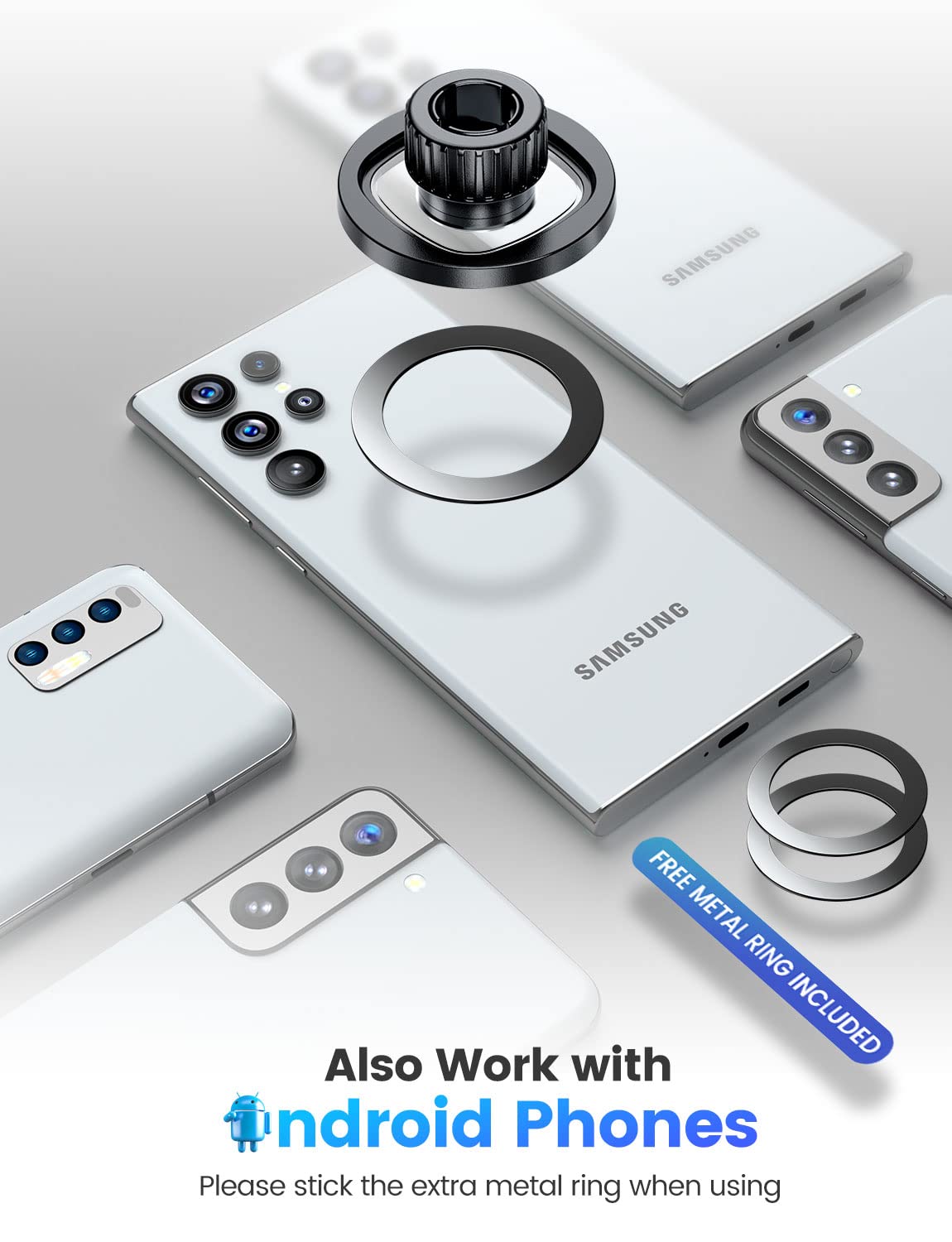 Esamcore Magnetic Phone Holder For Car, Iphone Magsafe Car Mount Strong Phone Magnet For Car Dashboard Cell Phone Holders For Your Car Fits Mag Safe Iphone 16/15/ 14/13 Pro Max Mini