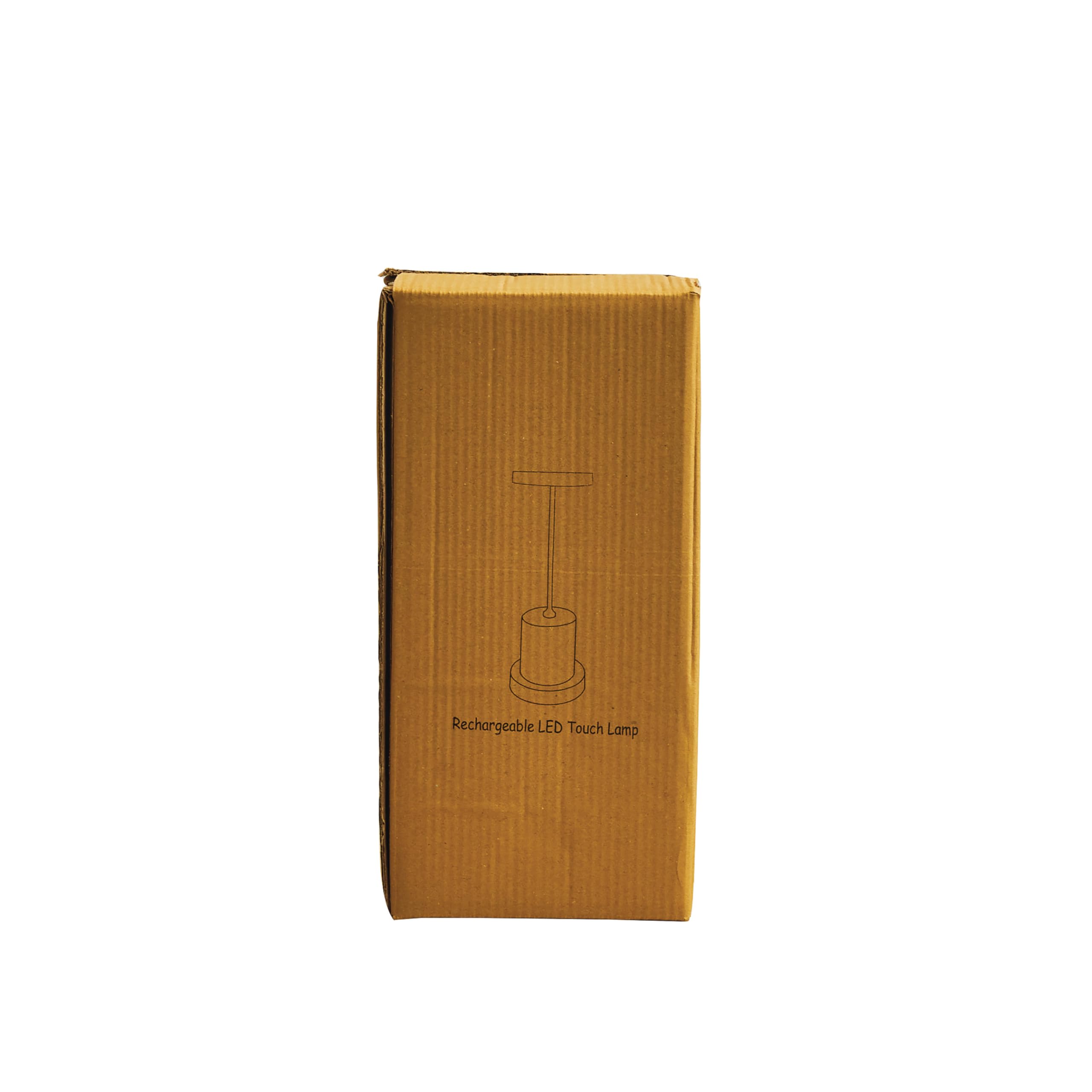 Creative Co-Op Metal And Mango Wood Led Table Lamp With Touch Sensor In Antique Brass Finish, Gold