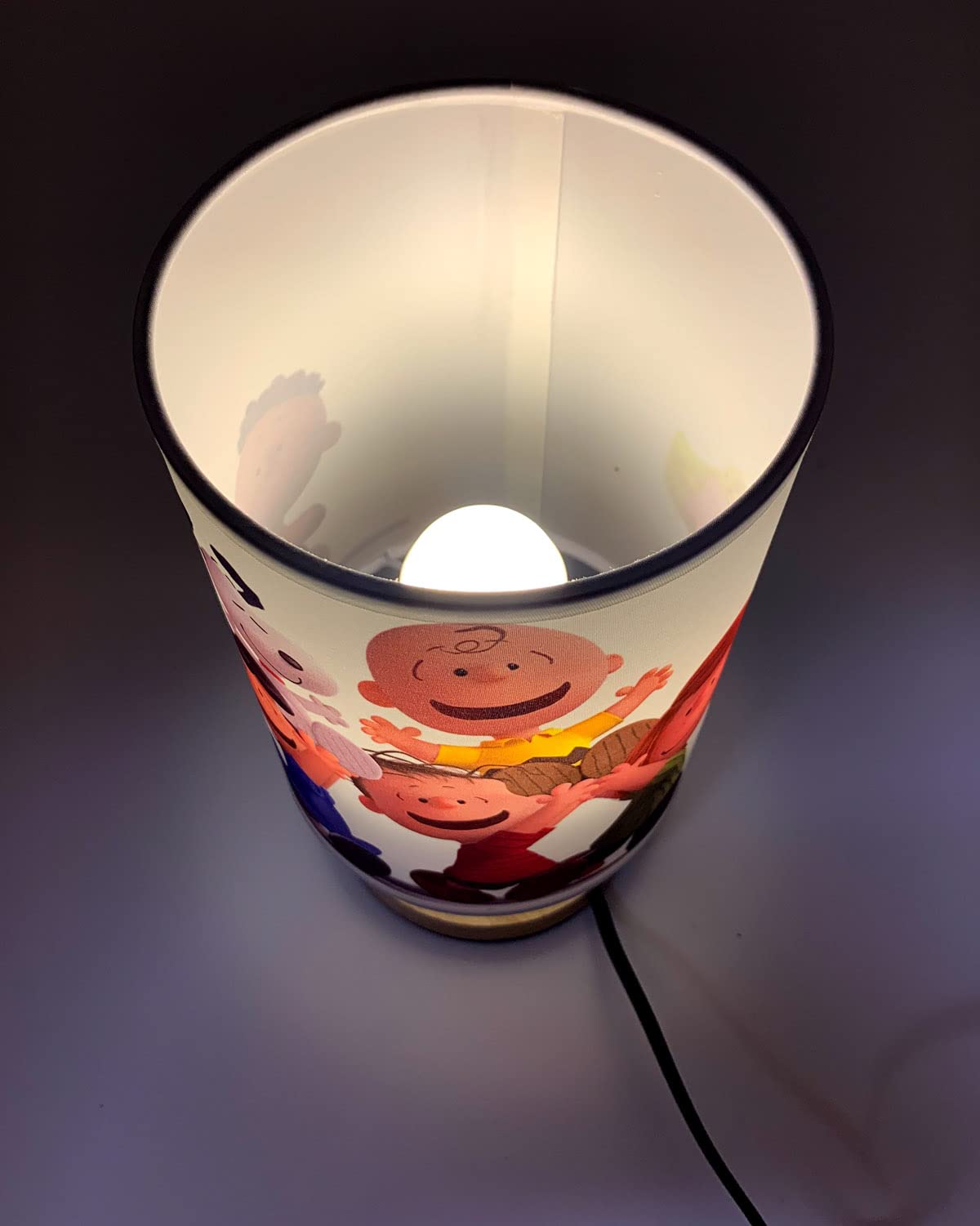 Cdecor Cartoon Decoration Lights Table Lamp Bedside Night Light Wood Base Great Ideas