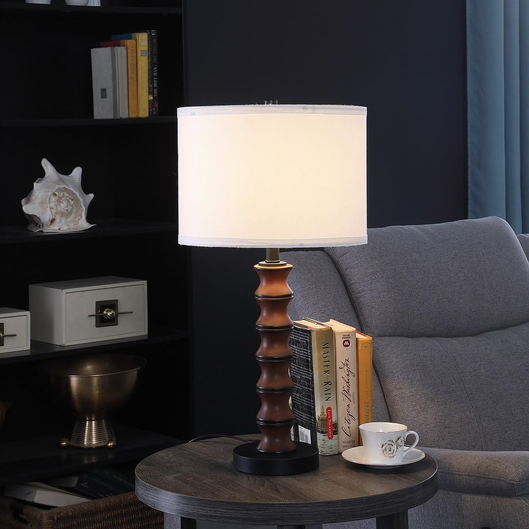 Nicbex Holly-Tl-00120-Dx Table Lamp, 27.5Inch, Cherry