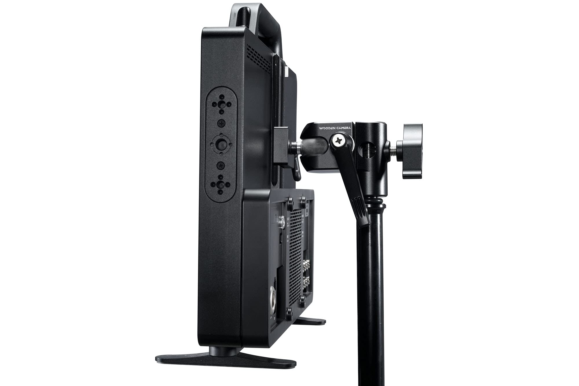 Wooden Camera Ultra Qr Articulating Monitor Mount (Baby Pin, C-Stand) For Production Monitors, With Quick Release And Arca Swiss Dovetail Clamp