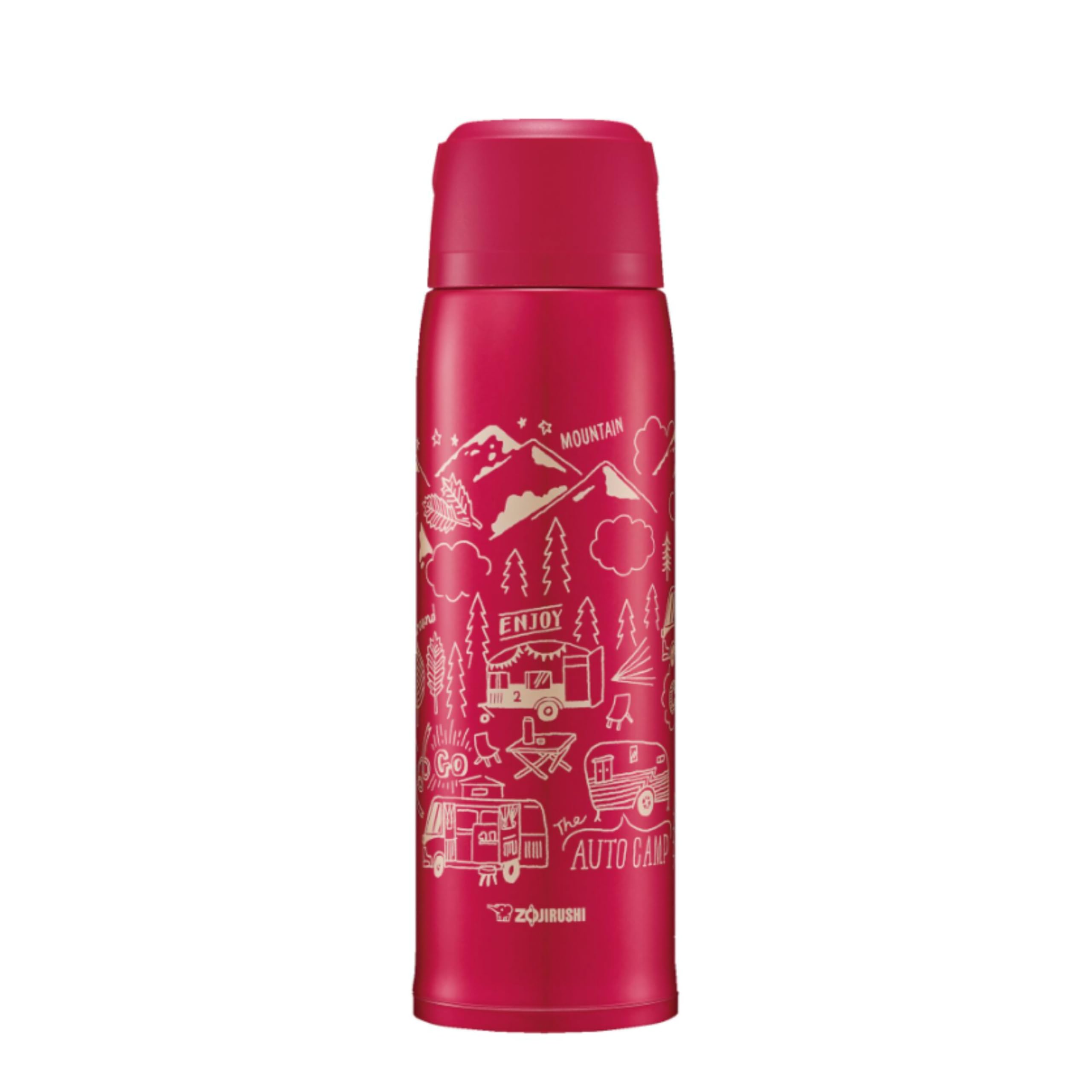 Zojirushi Sj-Js10Ra Stainless Steel Bottle Mug, Red