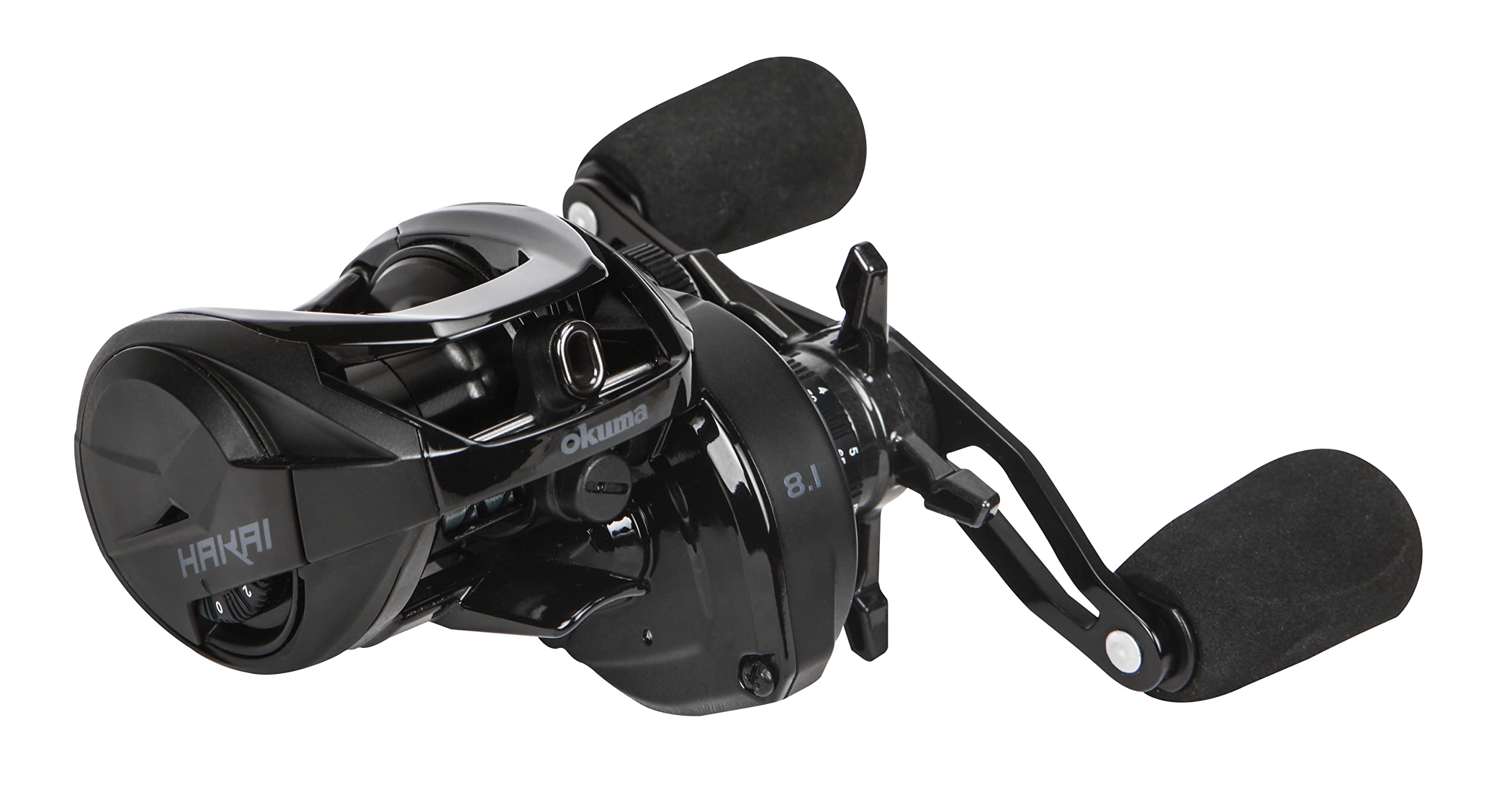 Okuma Hdt101X-A Hakai Baitcast Left Reels Black 100