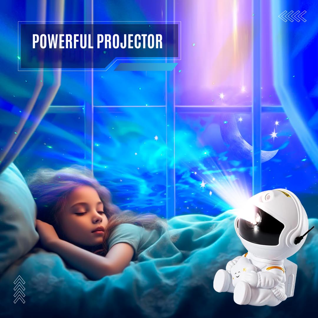 Trendylis Astronaut Galaxy Night Light Projector - 2Nd Generation Space Buddy Projector Star Nebula Ceiling Led Lamp With Timer And Remote -  For Kids, Adults, Birthdays And Valentine'S Day