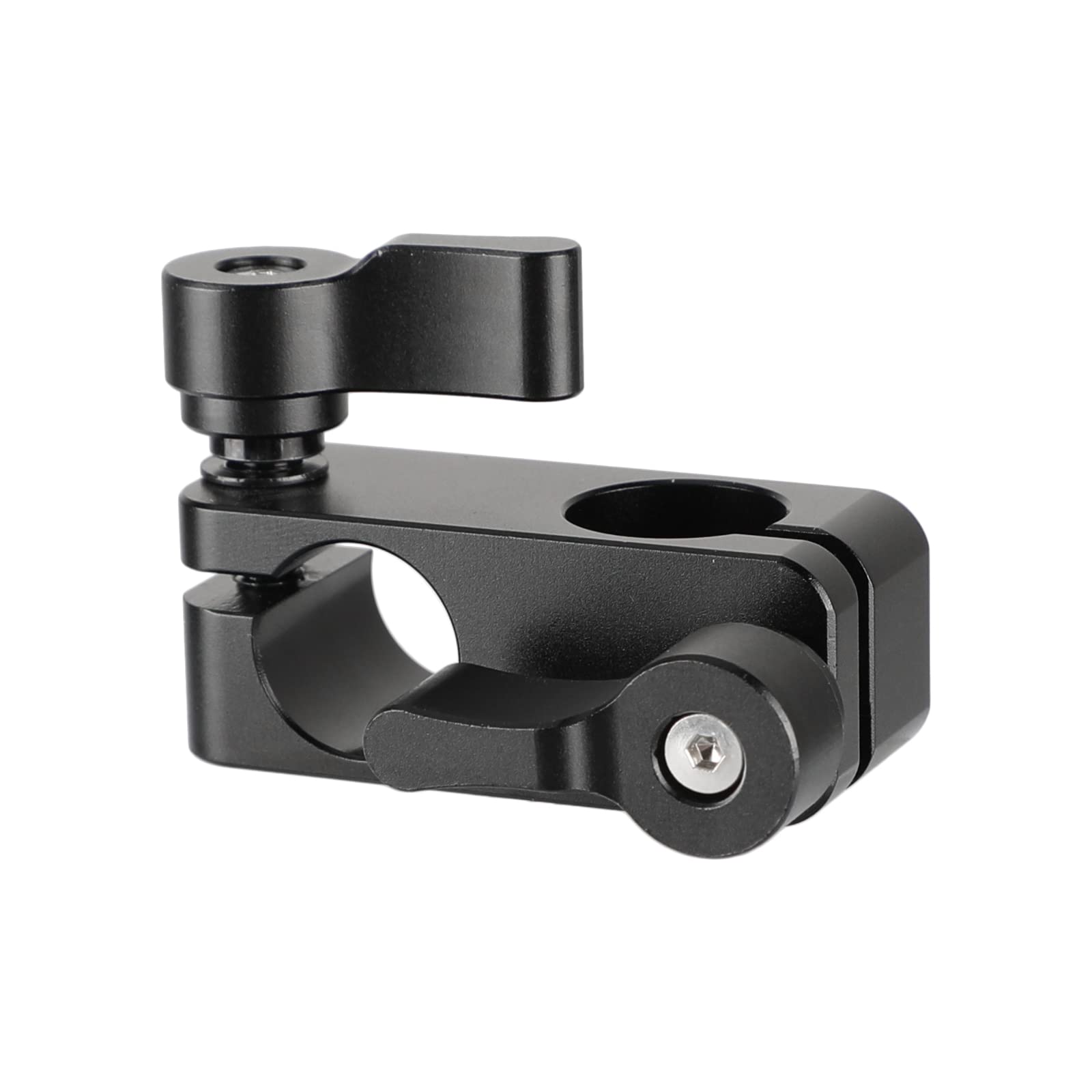 Camvate Right Angle Rod Clamp 15Mm Rod 90 Degree Rotate For Video Camera Dslr Rig(Black) - 1102