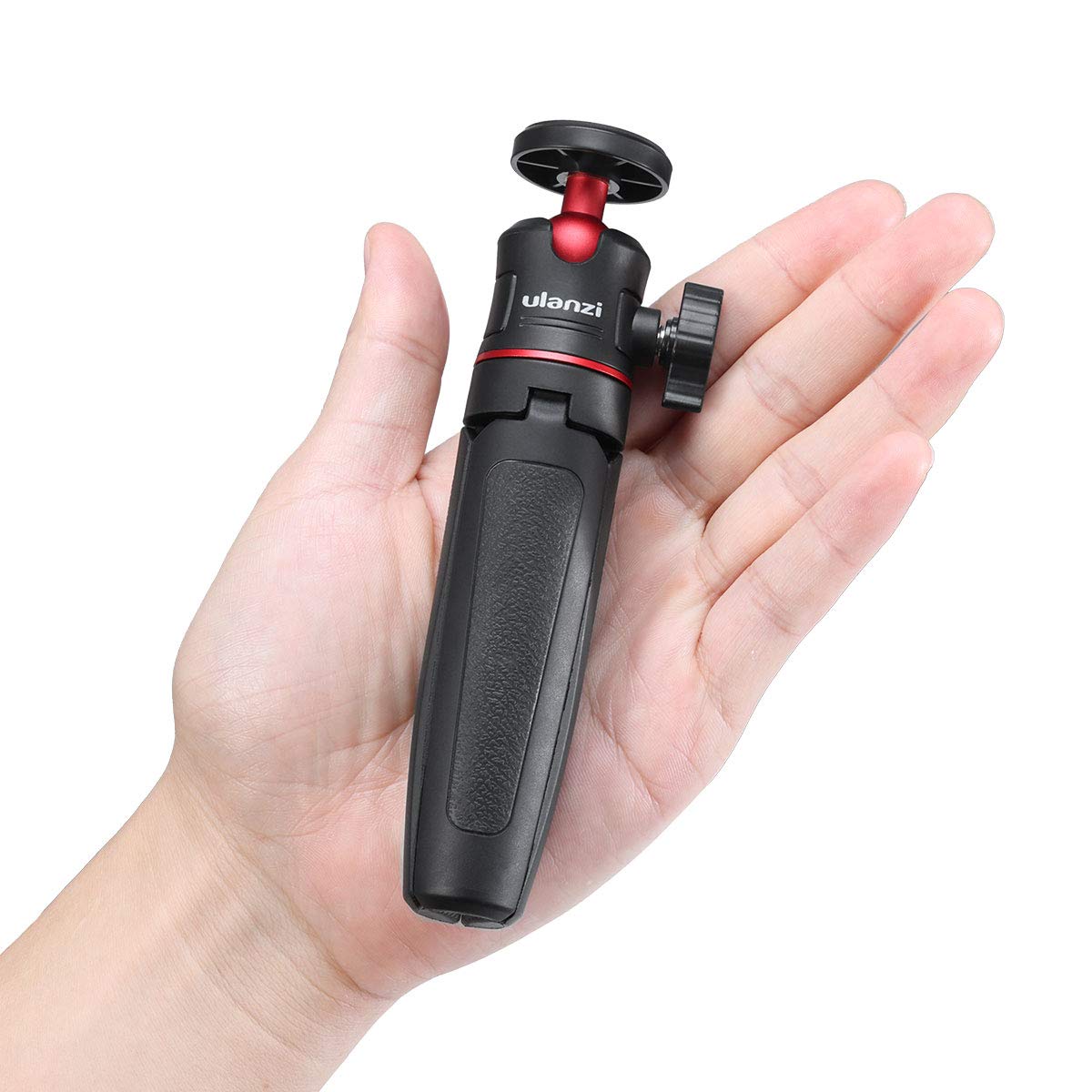 Yiliwit Mt-08 Black Mini Tripod For Camera, 1/4" Screw Universal For Sony/Canon/Nikon/Fujifilm Vlog Camera, Extendable Handheld Portable Vlogging Tripod Mount, Video Shooting Filming Table Stand