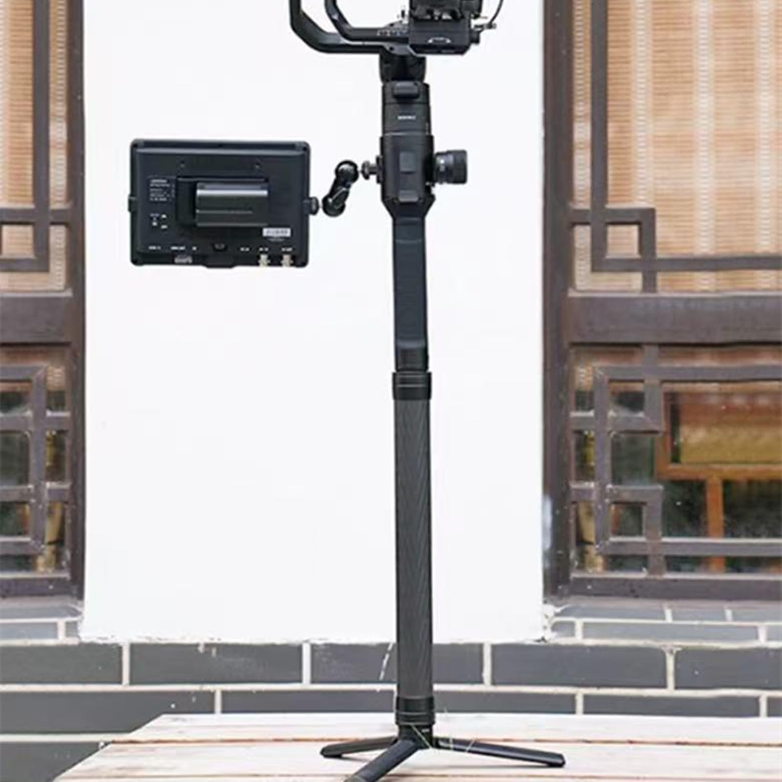 Dytdieyingtu Camera Stabilizer Vertical Shooting Low Angle Extension Rod Tripod 1/4 Handheld Extension Extension Accessories For Dji Ronin-S/Sc/Rsc2/Rs2/Rs3/Rs4 Moza-Air Air2 Aircoss2 Feiyu Scorp
