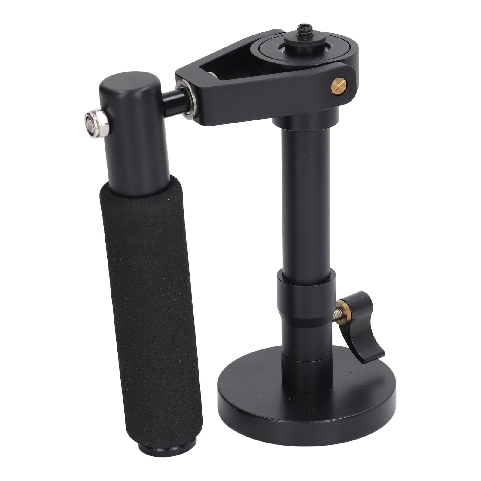 Denash Micro Balancing Camera Stabilizer, Height Adjustable Smooth Telescopic Hand Stabilizer, 3 Axis Handle, 1/4 Screw Port For Dslr