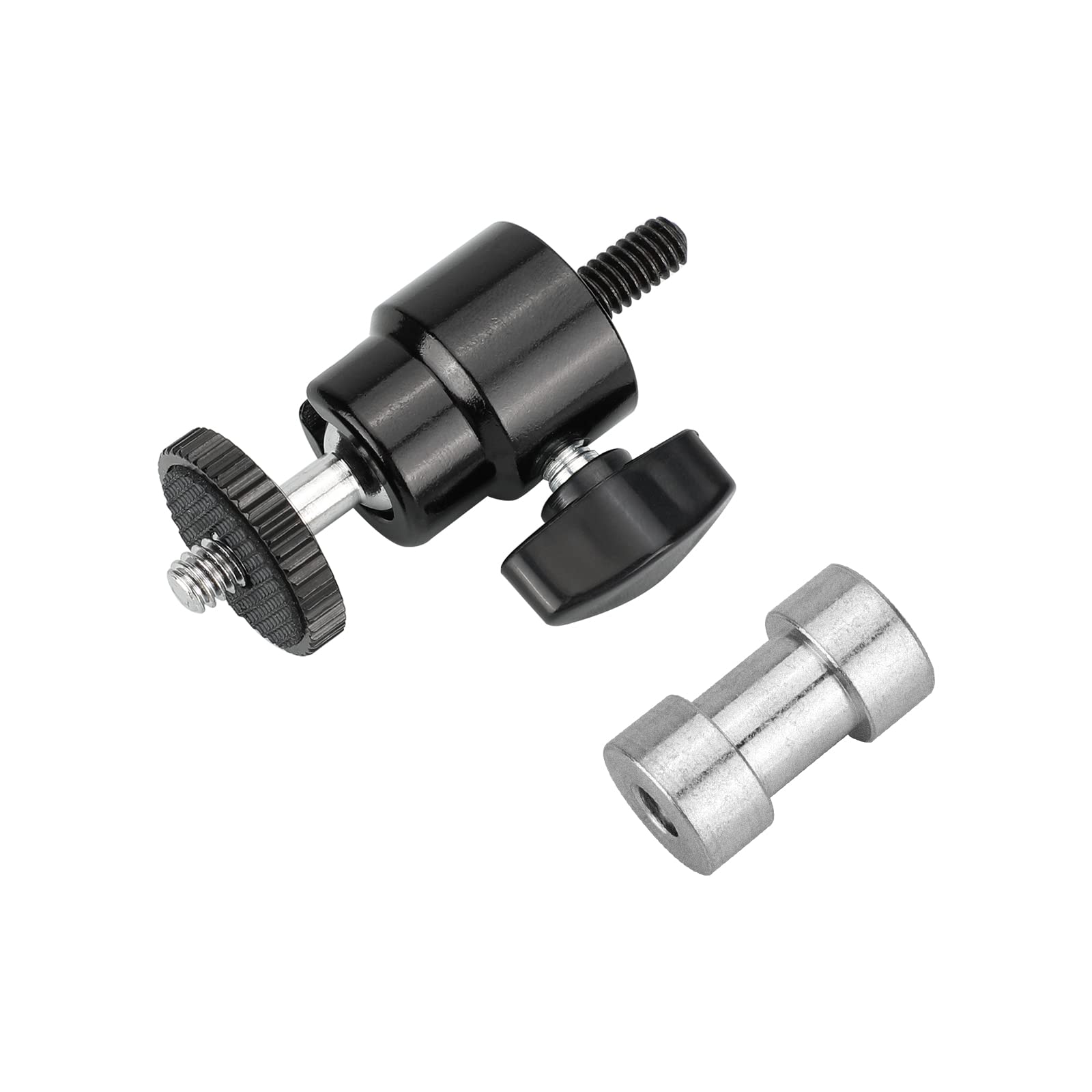 Szrig Versatile Mini Ball Head Support With 1/4"-20 Threads & 3/8"-16 Female Thread