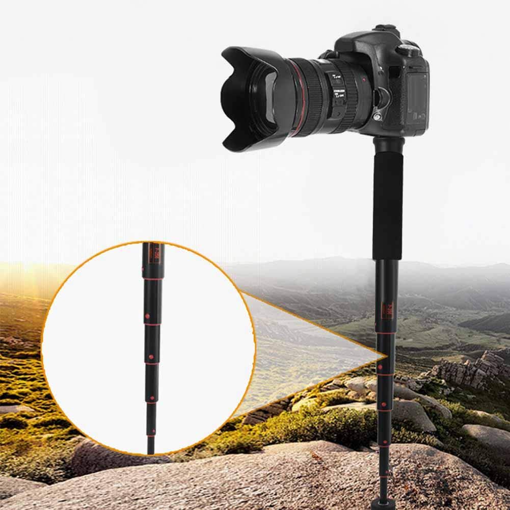 Ashata Mini Camera Monopod 48 Inch, Portable Adjustable Height Monopod Selfie Stick Mount Support Rod For Dslr Camera Mirrorless Camera, Flash, Mobile Phone(P-256A)