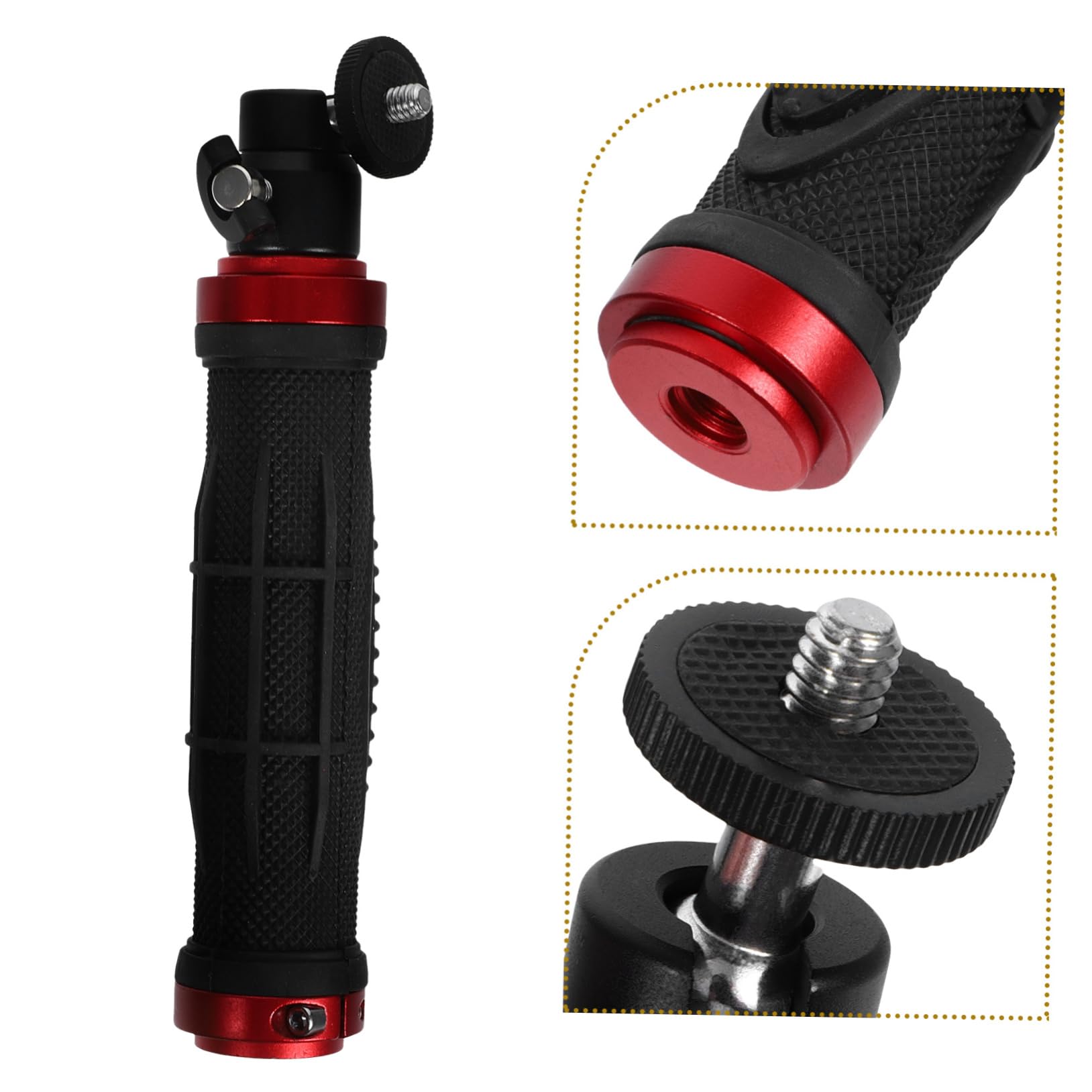 Tehaux Handheld Stabilizer Dslr Gimbal Video Camera Stabilizer Camera Handle Grip Lightweight Aluminum Alloy 1/4 Screw Fit