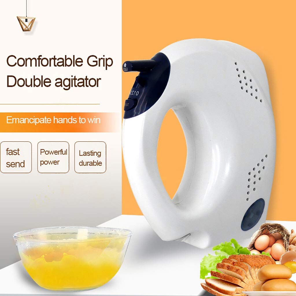 Efkerggjgtgtgjhpwelp Multifunctional Electric Hand-Held Blender, 5-Speed Cream Blender Kitchen Baking Tools