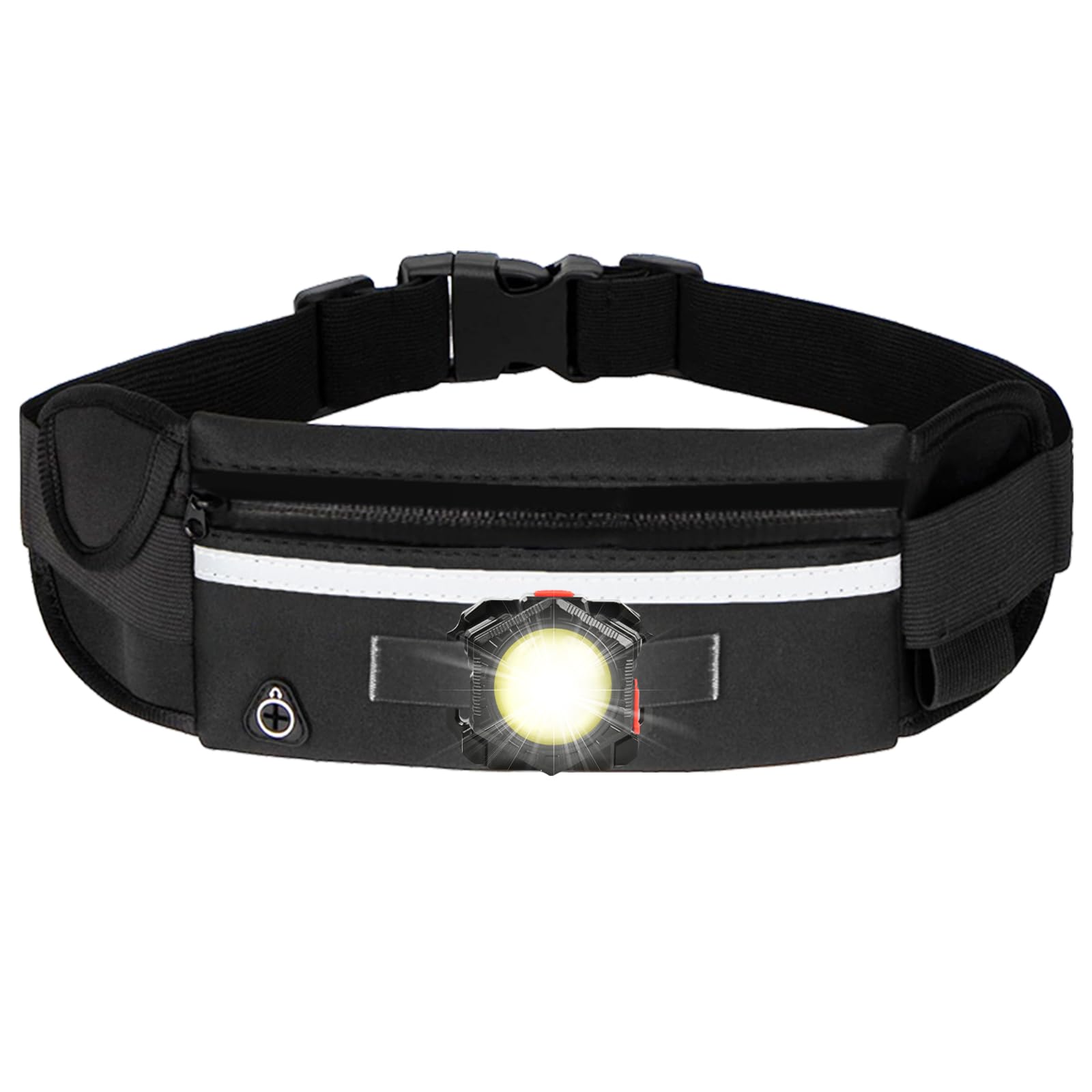 Siuyiu Running Light, Fanny Packs With 800 Lumen Cob Light For Men Women, Ipx5 Waterproof, Waist Belt Running Lights With Adjustable Strap For Hiking Walking