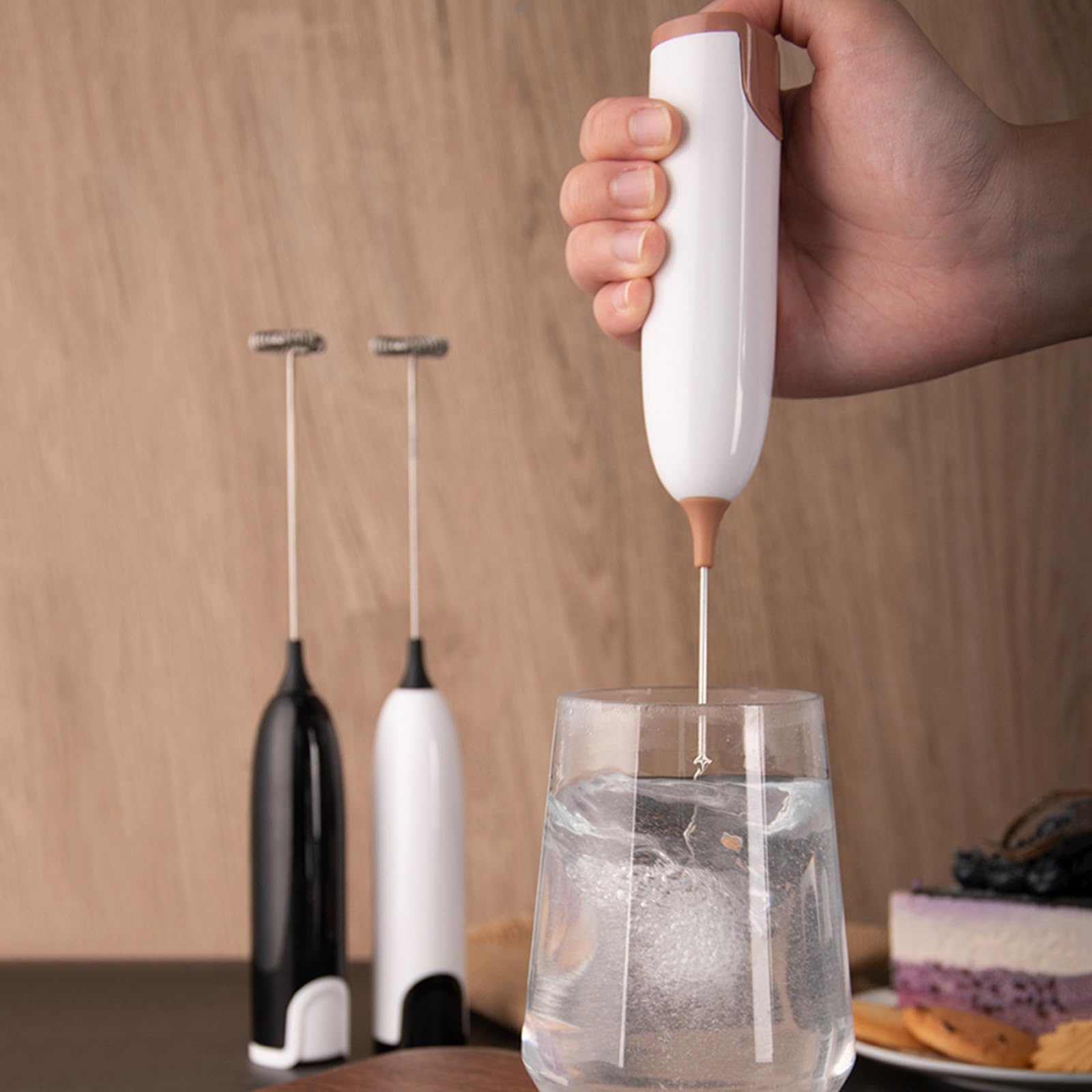 Uitndvyte Electric Food Mixer Handheld Mixer Set Abs Whisk Drink Mixer Hand Blenders Kitchen Accessories