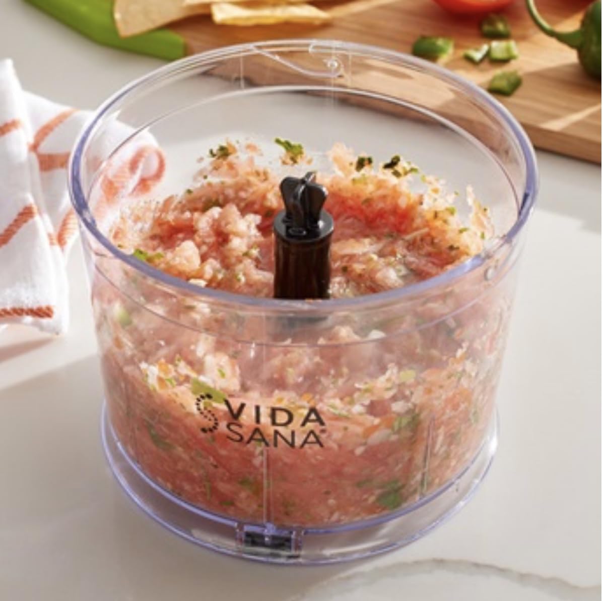 Vida Sana 4-In-1 Immersion Blender, Manual Patidora