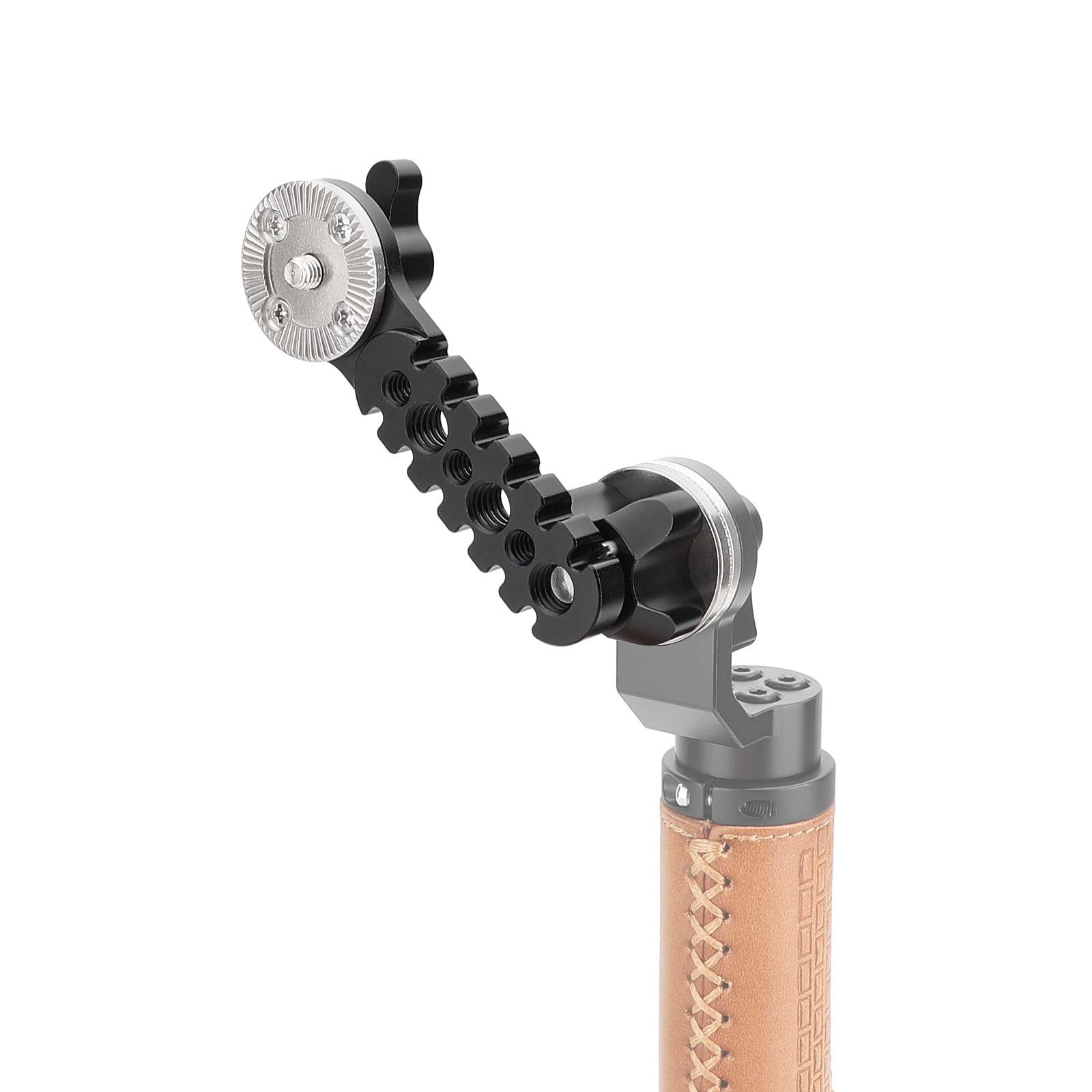 Camvate Rosette Extension Arm With M6 Thread Screw For Dslr Camera Cage Rig(Black) - 3099