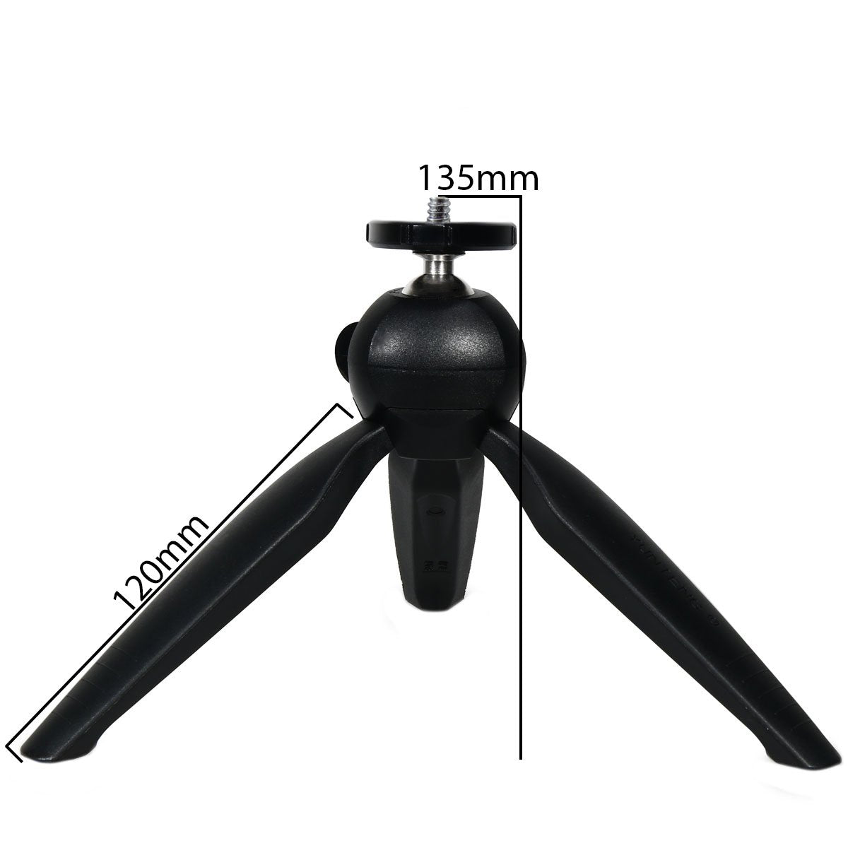 Ecostconnection Mini Compact Tripod With Rotating Head For Canon, Sony, Nikon, Go Pro & More Compact Cameras, Dslr'S And Iphone, Android Devices + Microfiber Cloth