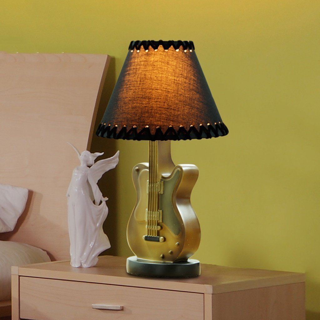 Superiorvznd Novelty Guitar Lamp Table Desk Lamp Decoration For Kid Adult Home Living Room Guitar Decoration