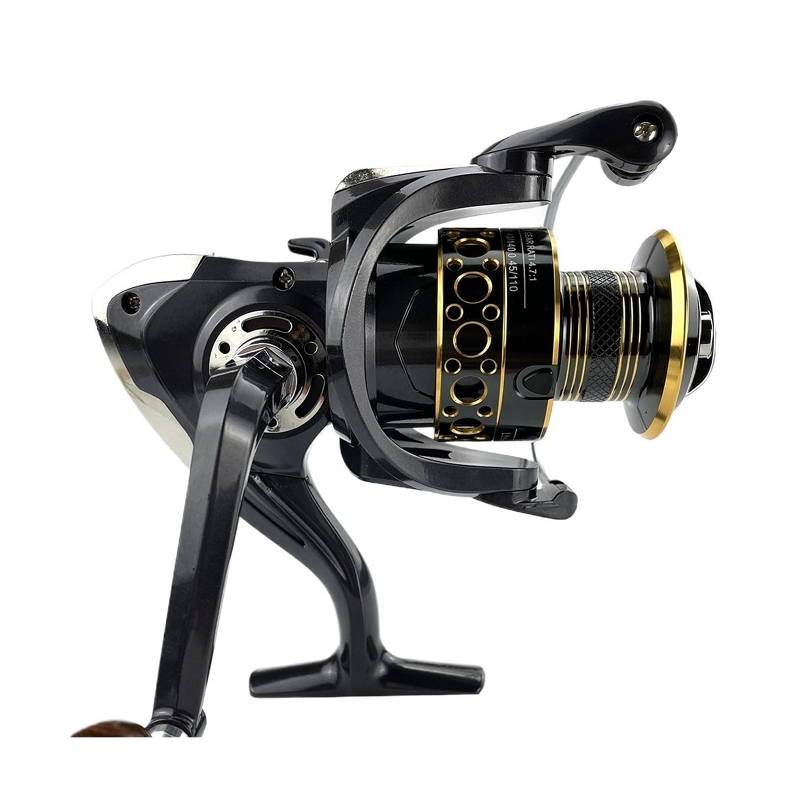 Ydzhcpmyk Spinning Reel 2000-7000 Ultralight Max Drag 12Kg 5.2:1/4.7:1 Surfcasting Fishing Reel Spin Saltwater Jigging Reels(2000 Series)