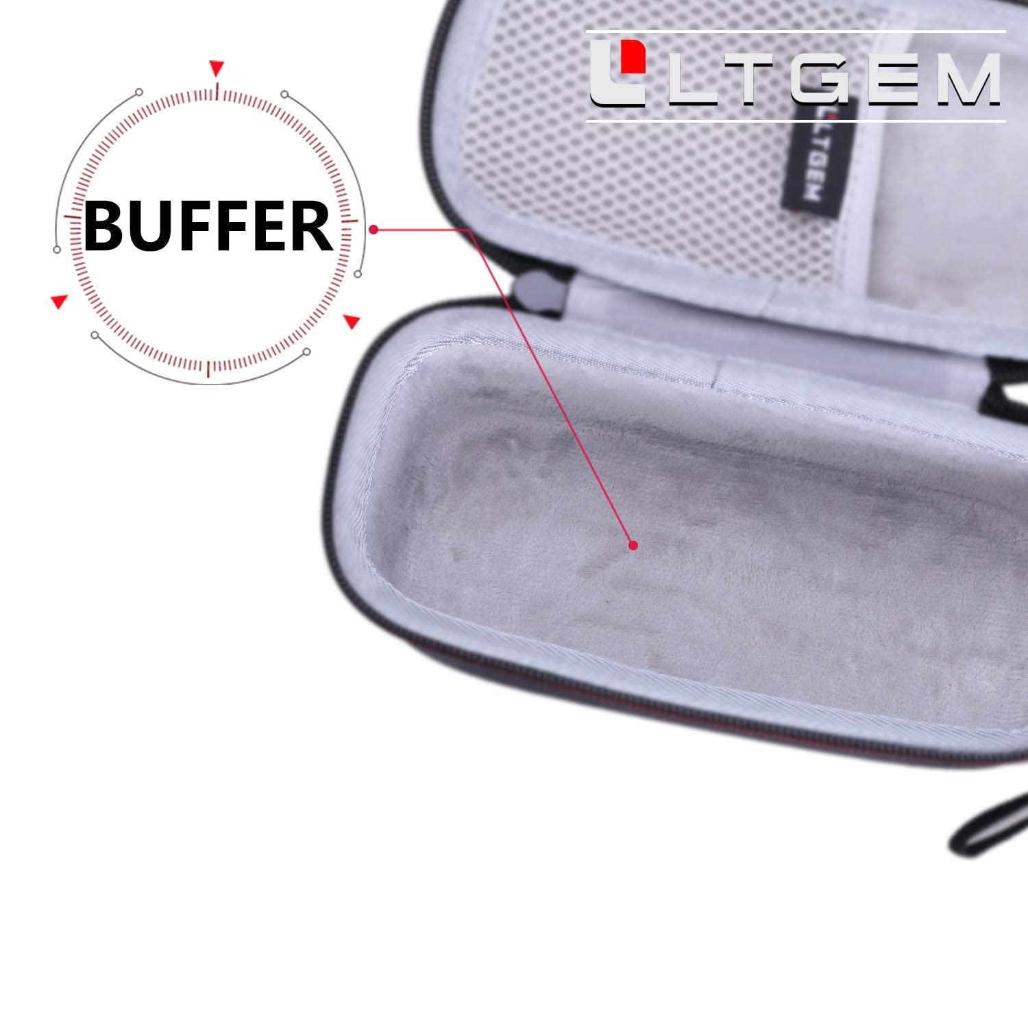 L Ltgem Monocular Case - Ltgem Eva Hard Case For Monocular Telescope Within Size 7' L-2.7' W-3.5' H Inches - Travel Protective Carrying Storage Bag (Sale Case Only)