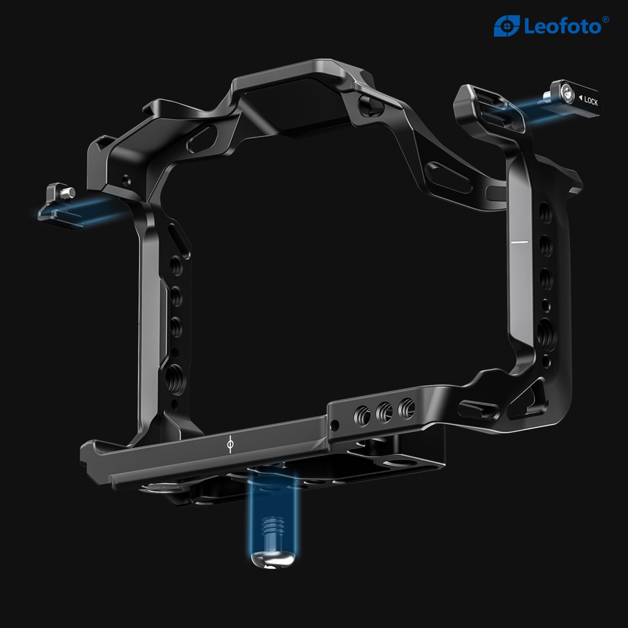 Leofoto Lumix S5Ii Camera Cage, For Panasonic Lumix S5 Ii, Arri, Anti-Twist, Lightweight, Arca Compatible