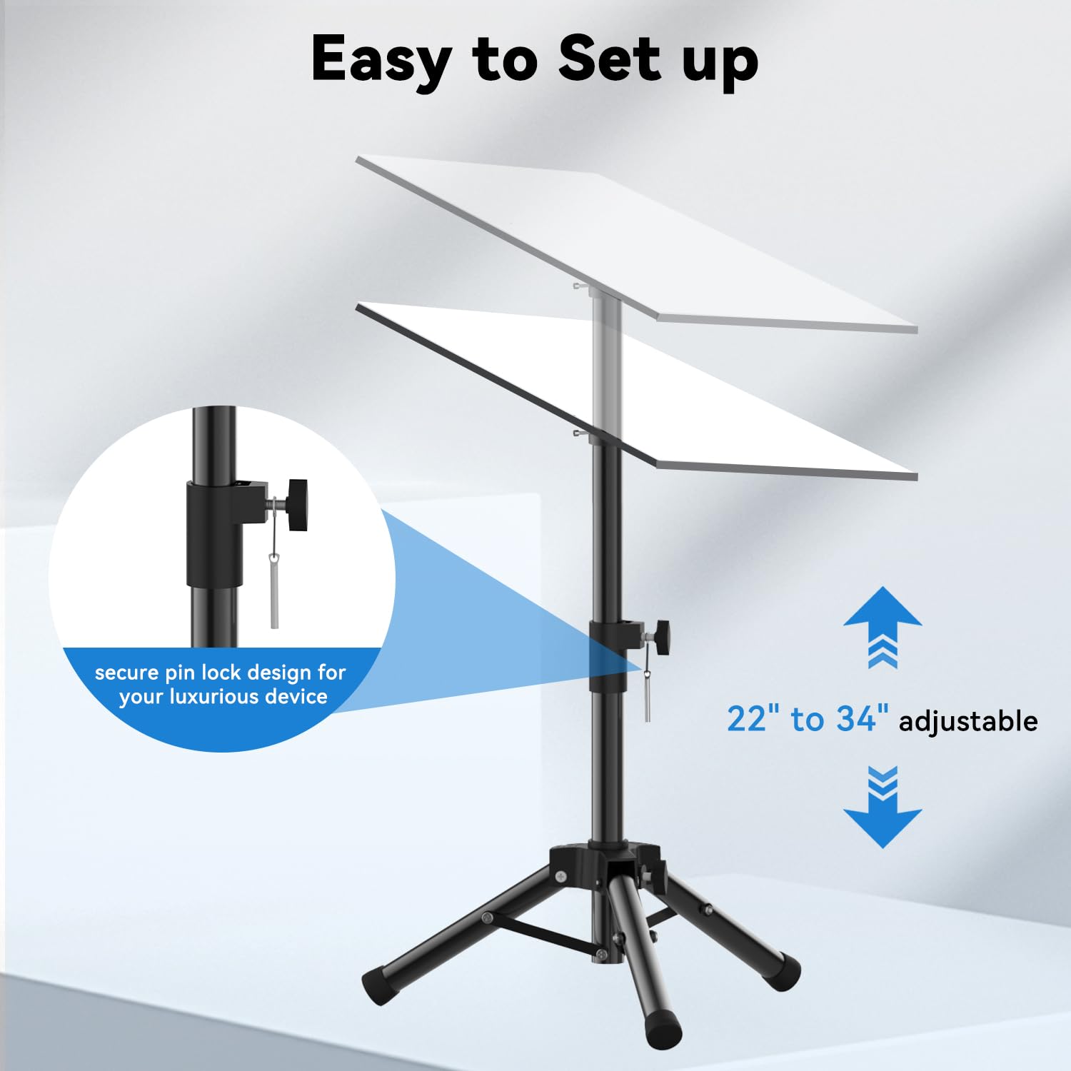 Takerers Starlink Gen 3 Tripod Mount, Starlink Mini Tripod Stand Adjustable Height From 22" To 34" With Heavy Duty Material, Easy To Assemble, Store And Carry