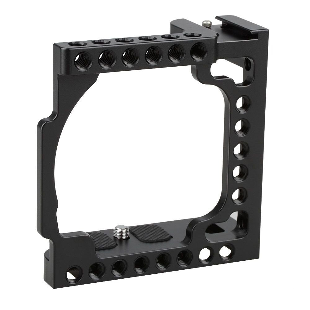 Camvate Dslr Wood Wooden Handle Grip + Camera Cage + Handle Hand Grip Stabilizer
