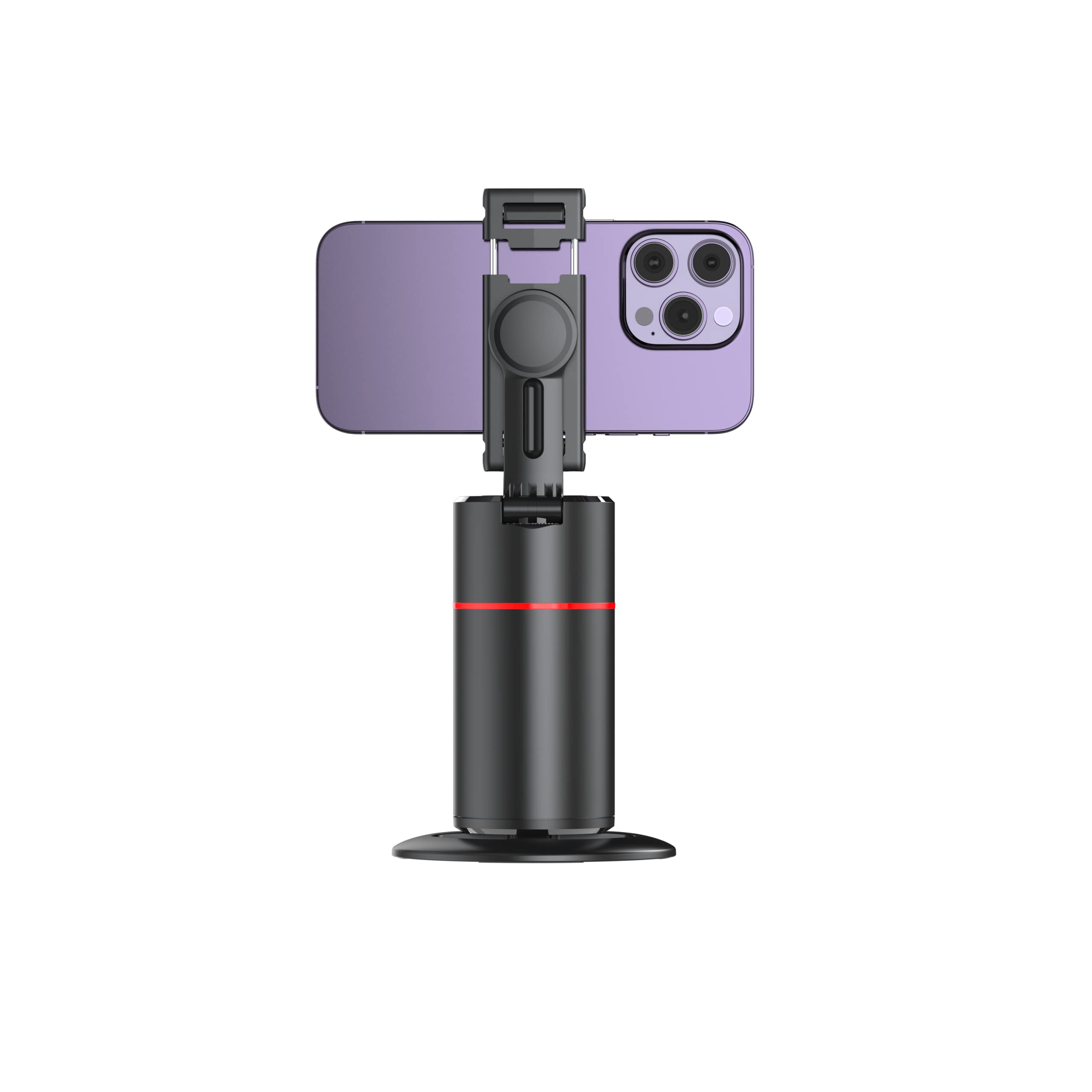 Xerial   Model Automatic Face Tracking Tripod With Gesture Control, Foldable Storage, Selfie Stick, 360 Face Tracking Head, Black